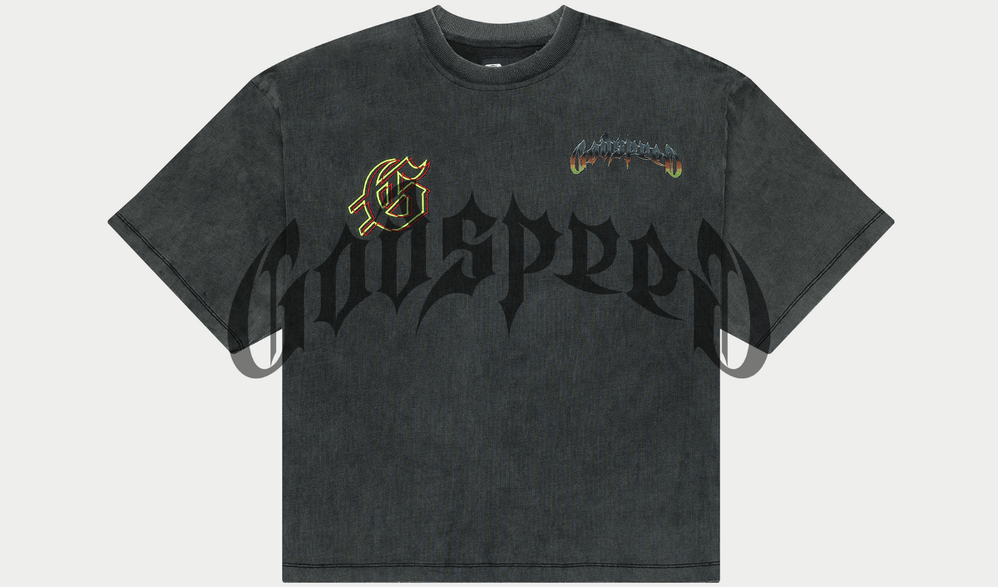 Brand new Godspeed Tee "Checkmate (Grey Wash)