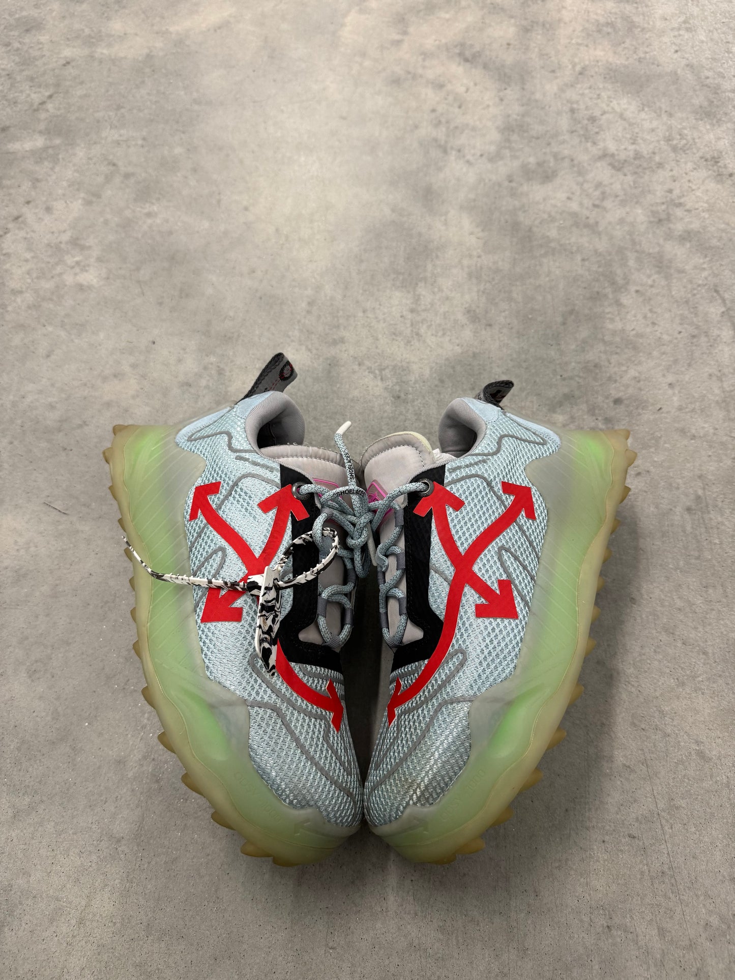OFF-WHITE ODSY-1000 “ Transparent sole - Green “