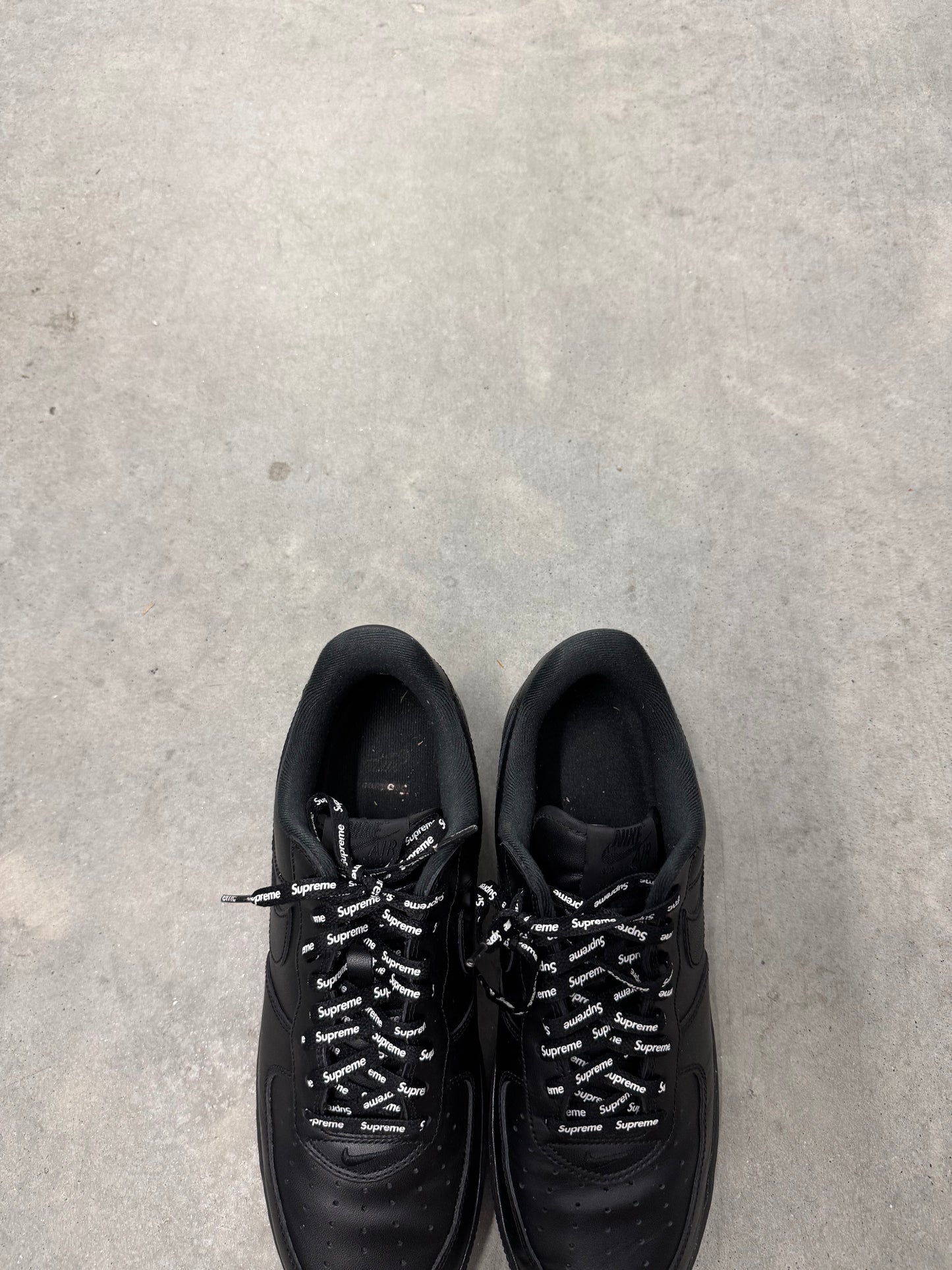 NIKE AIR FORCE SUPREME LOW “ Box-Logo Black “