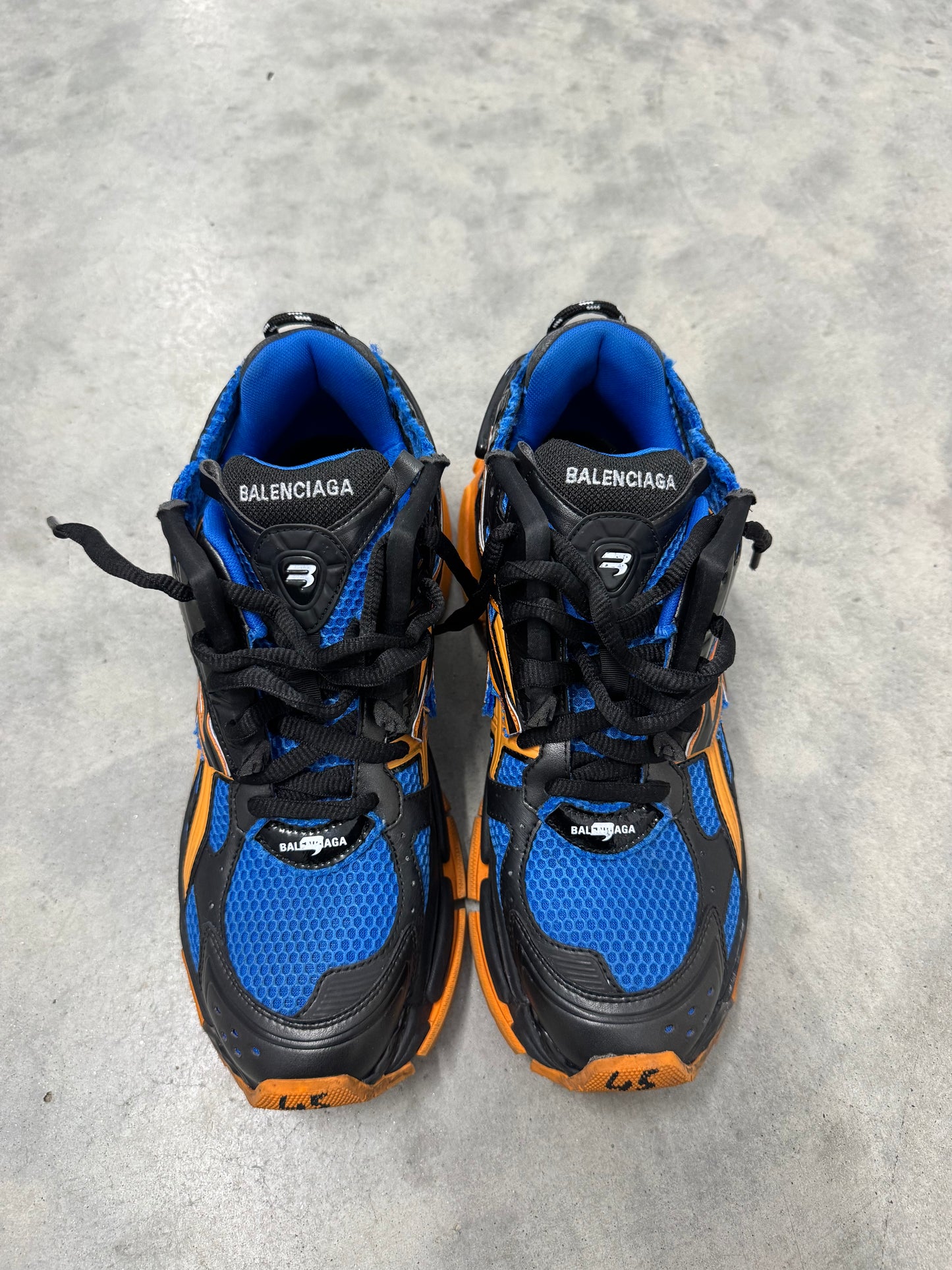 BALENCIAGA RUNNER SNEAKER “ Blue Orange “