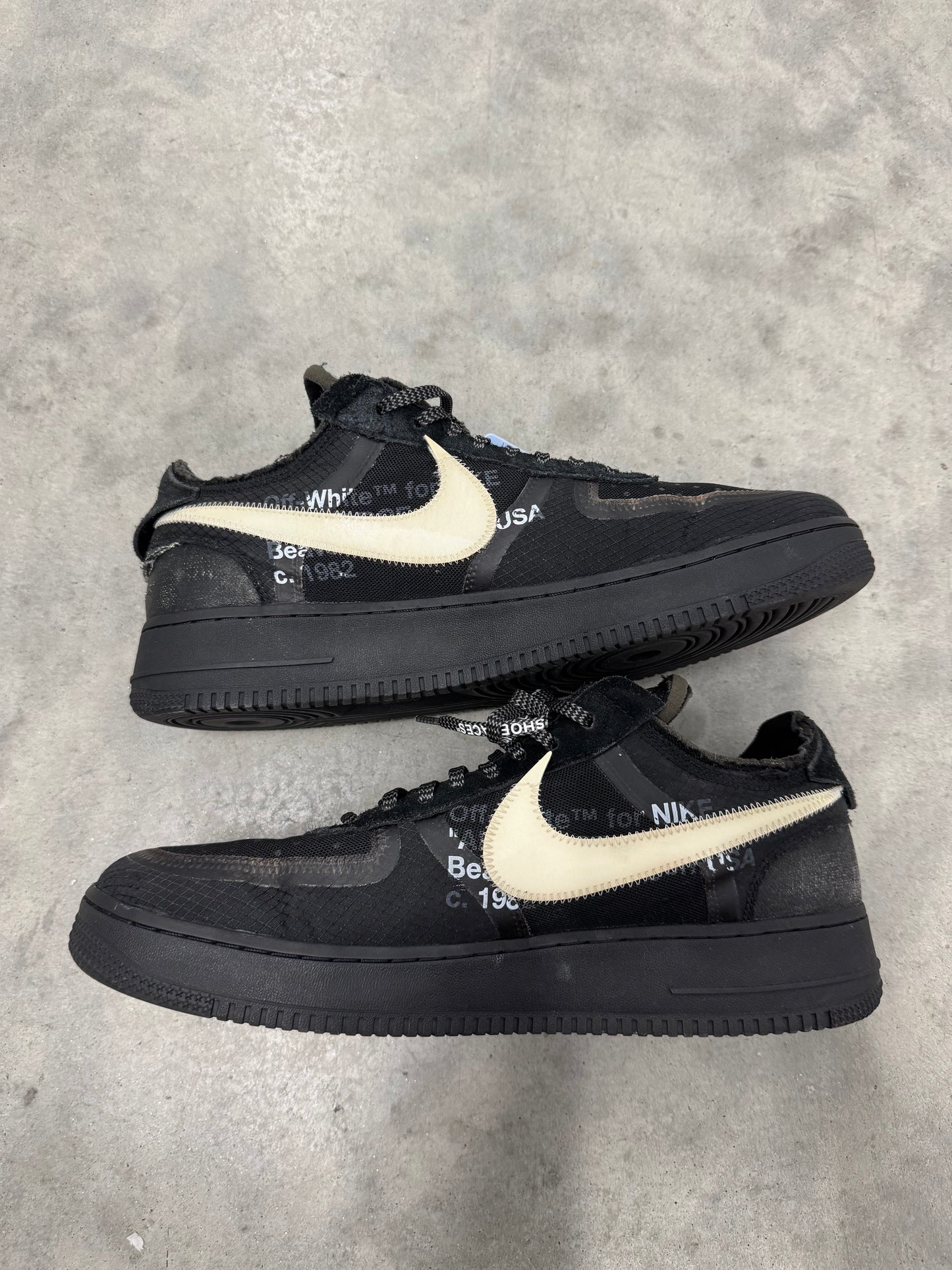 OFF-WHITE AIR FORCE 1 LOW “ Black “