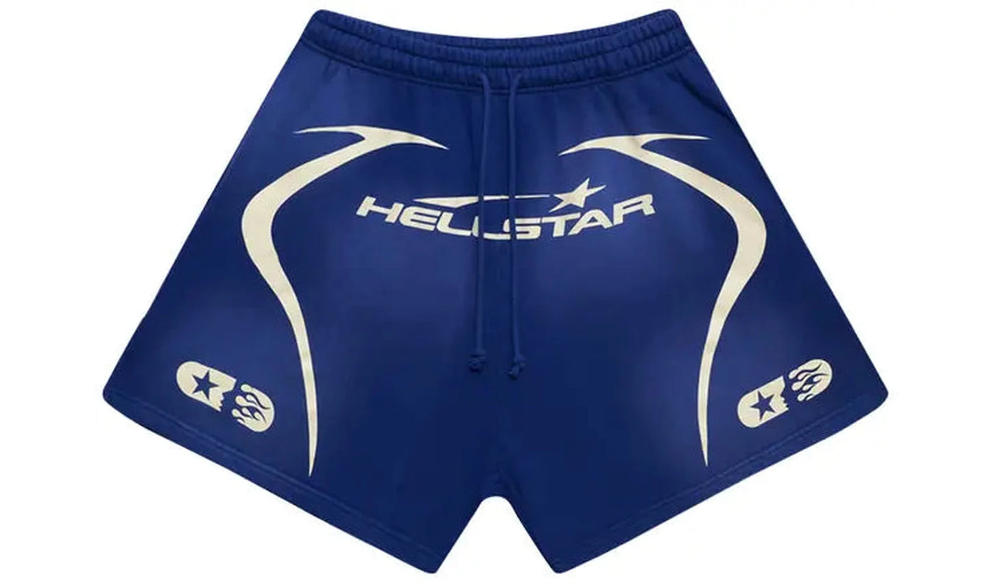 Hellstar warm up shorts "Blue" Brand new