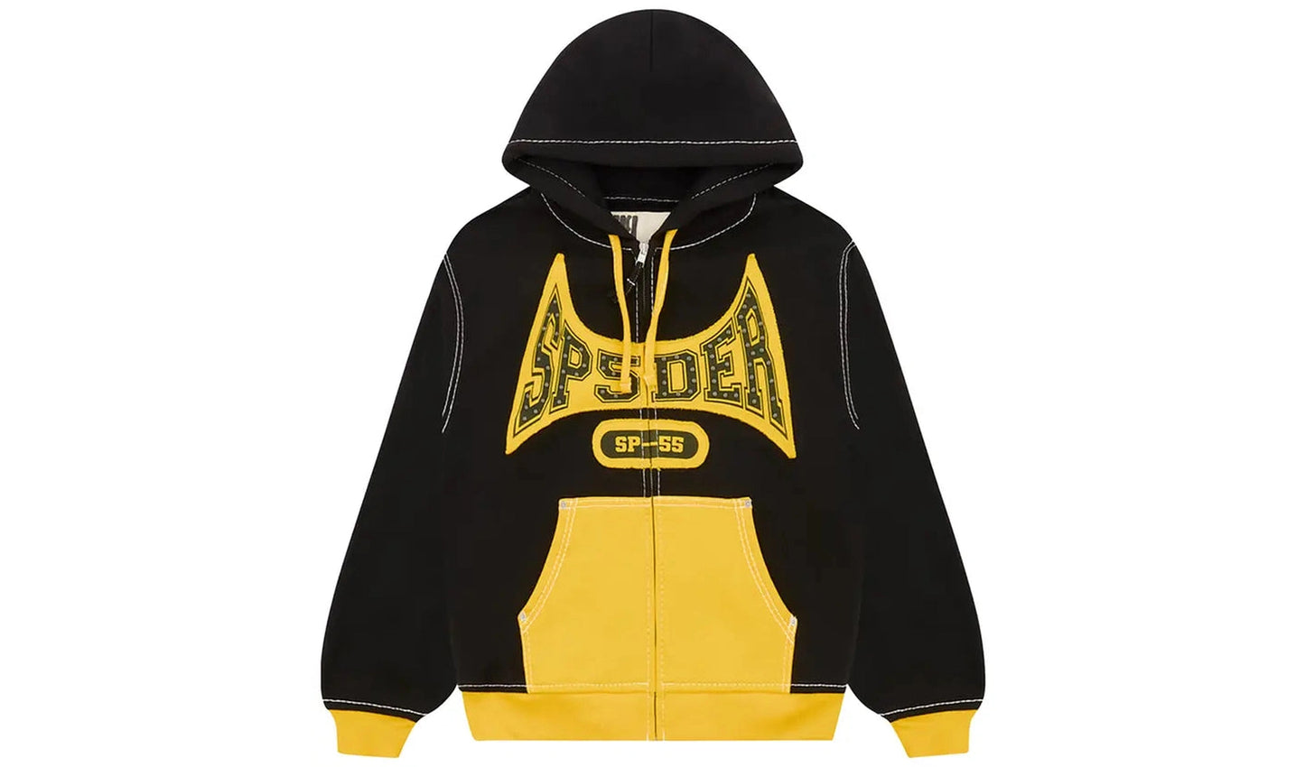 Sp5Der T&F Black/Yellow Zipup Brand new