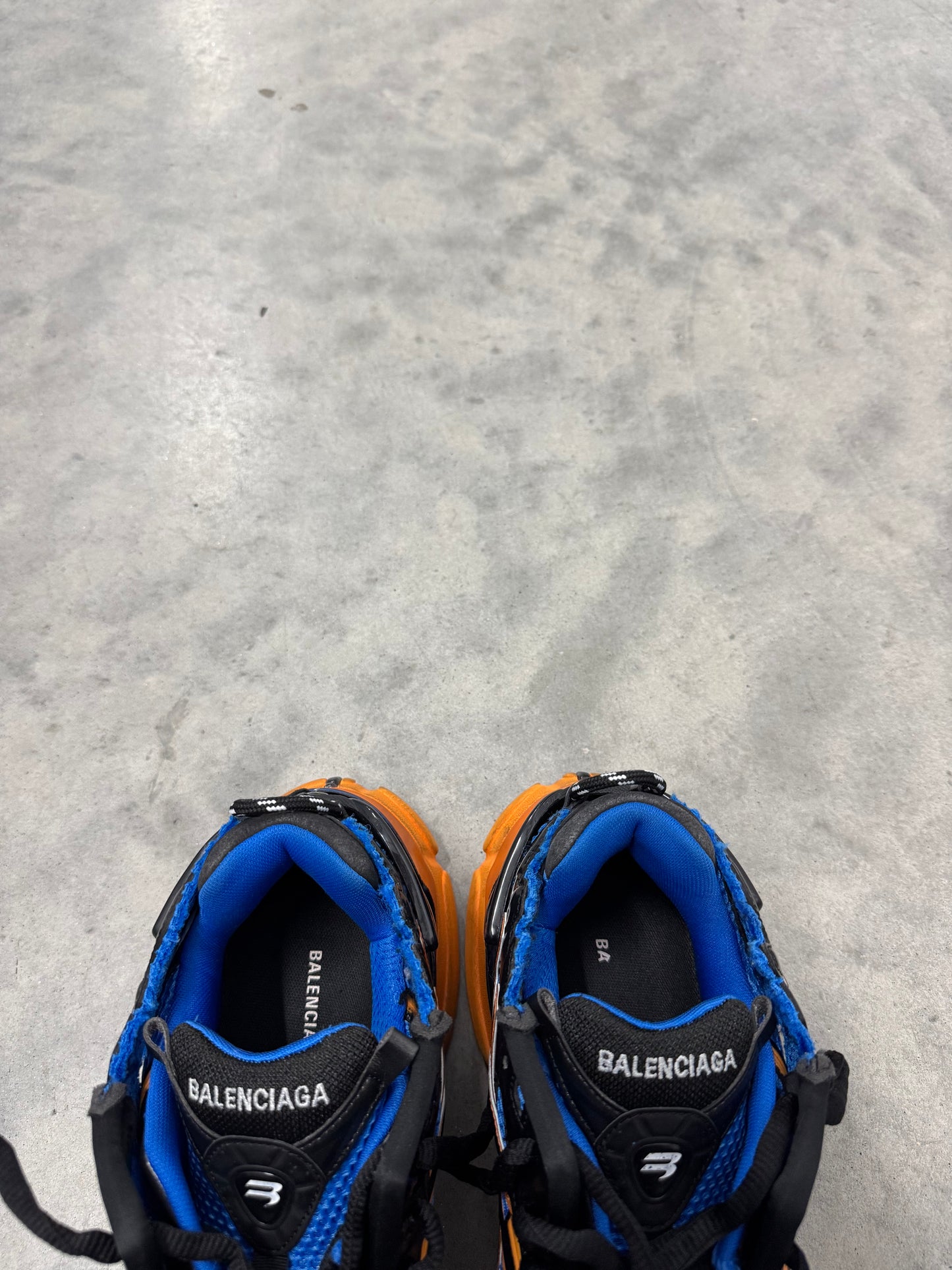 BALENCIAGA RUNNER SNEAKER “ Blue Orange “