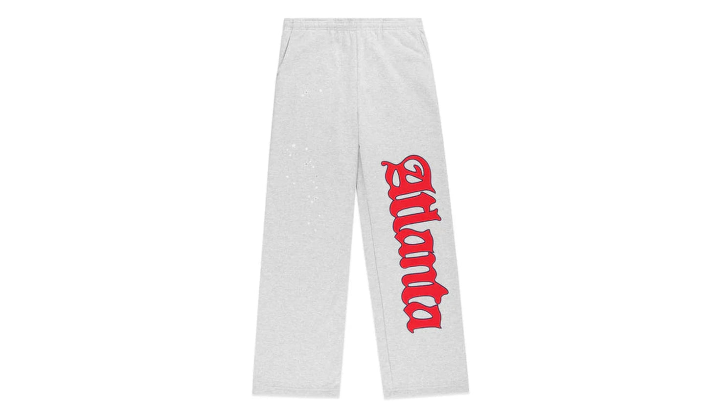 Sp5der Atlanta Wide Leg Sweatpant Heather Grey Brand new