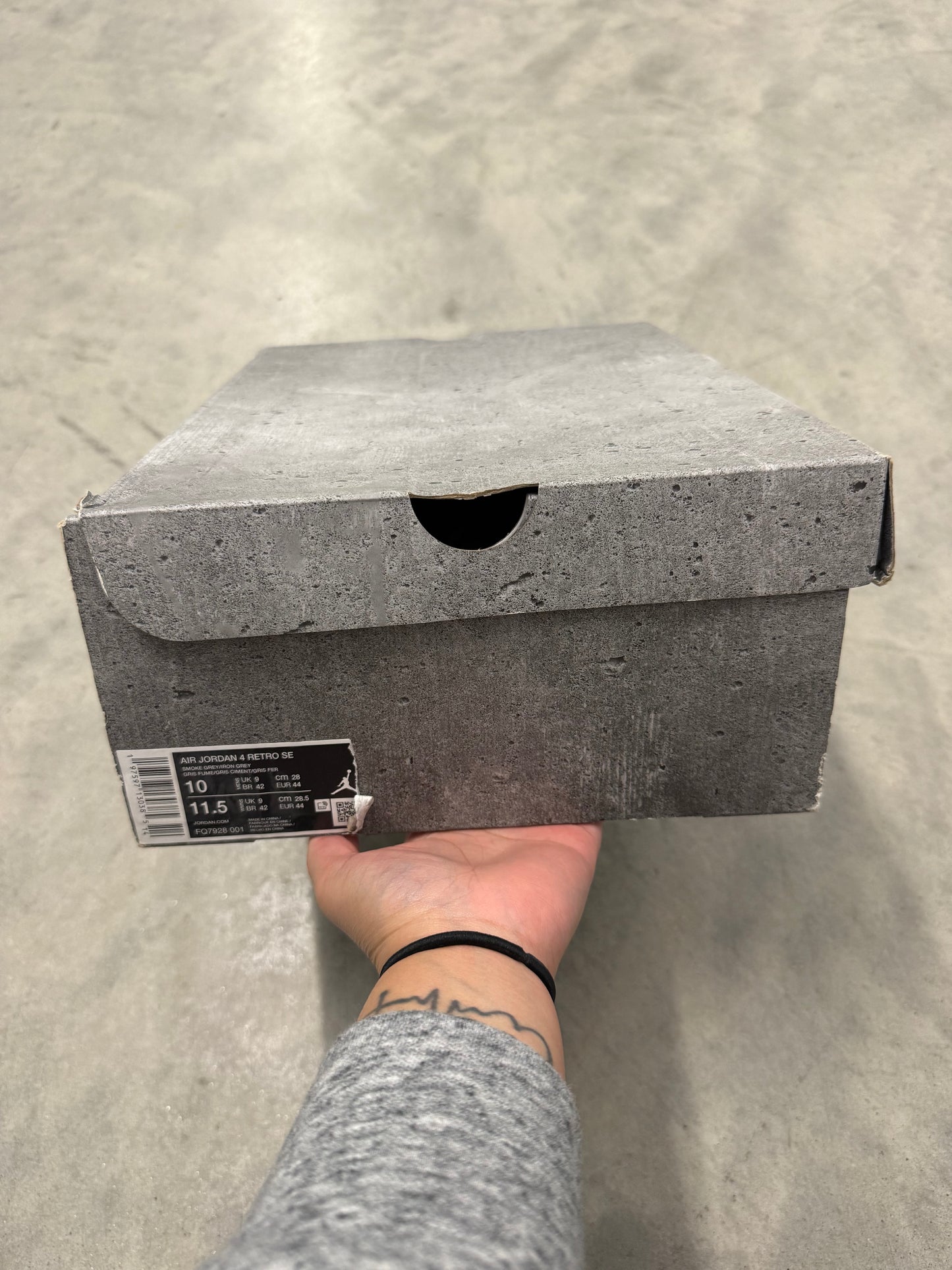 JORDAN 4 “ Wet Cement “