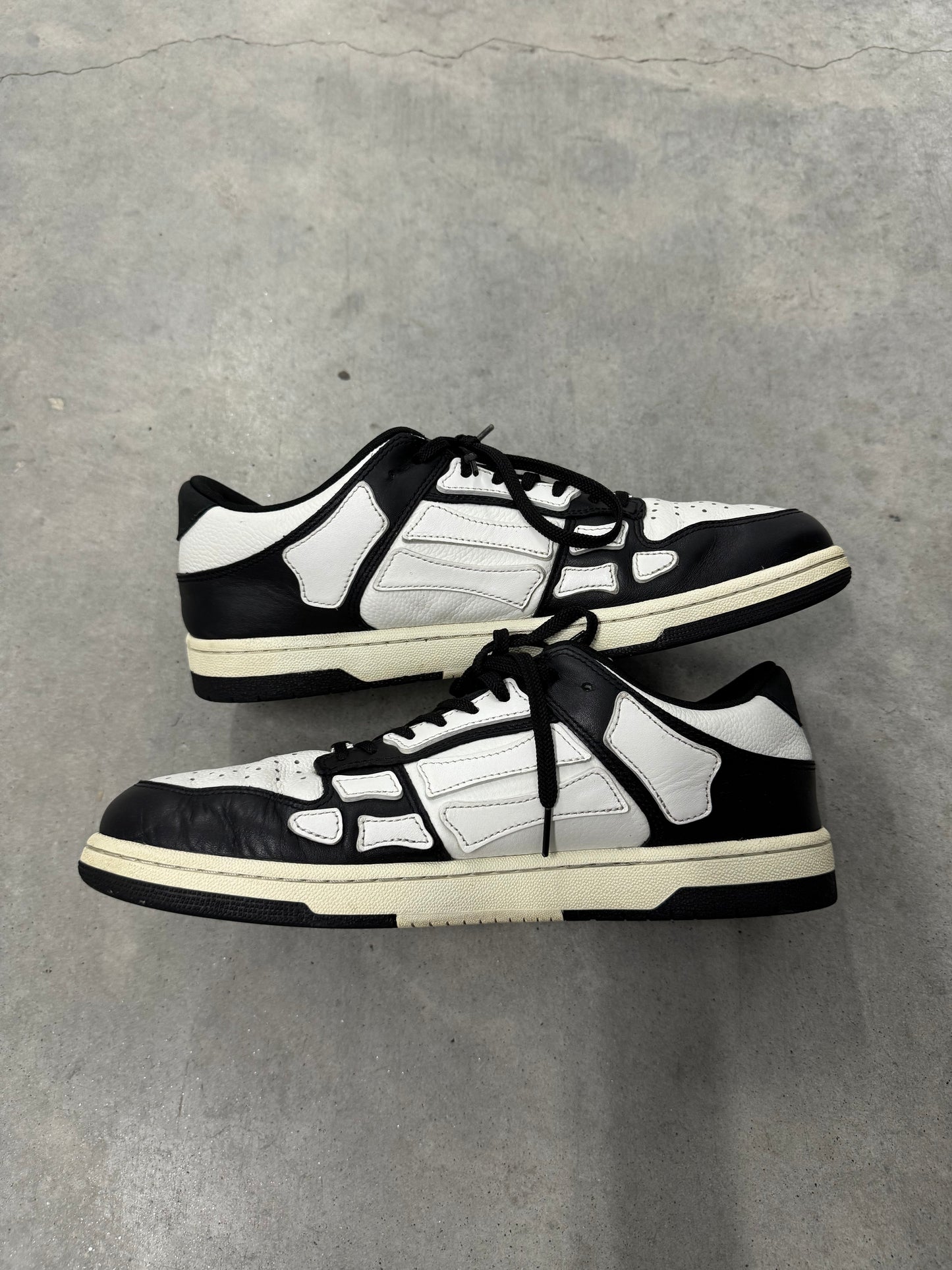 AMIRI SKEL TOP LOW “ Black White “