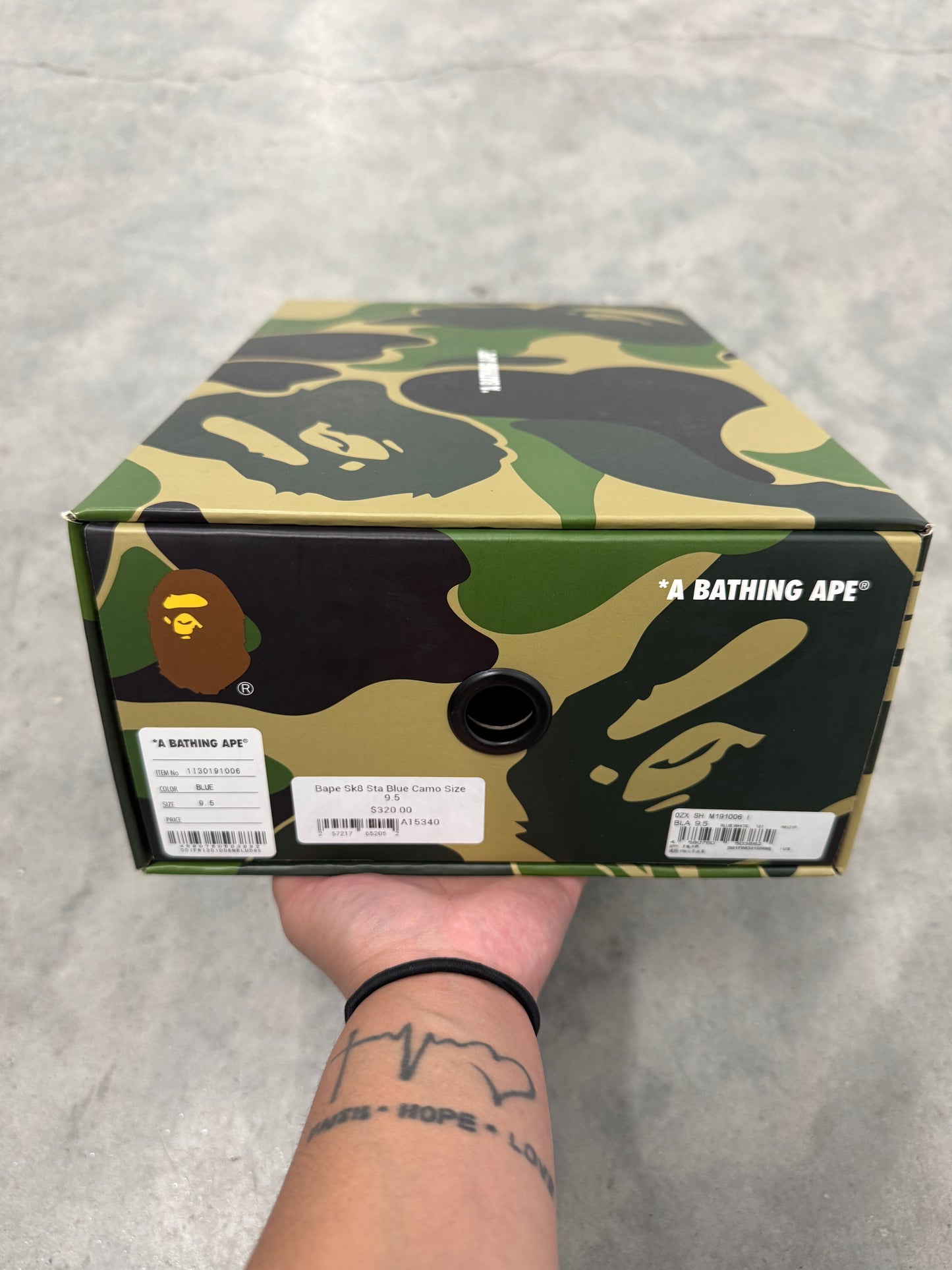 BAPE SK8 STA #2 “ ABC CAMO - Blue “