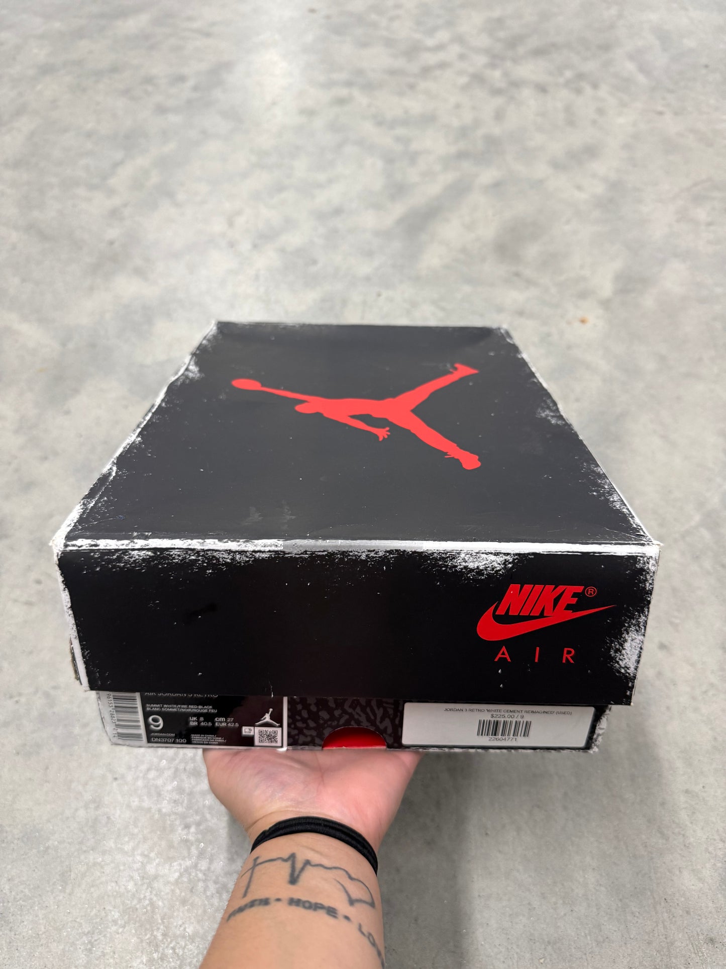 JORDAN 3 “ White Cement Reimagined “