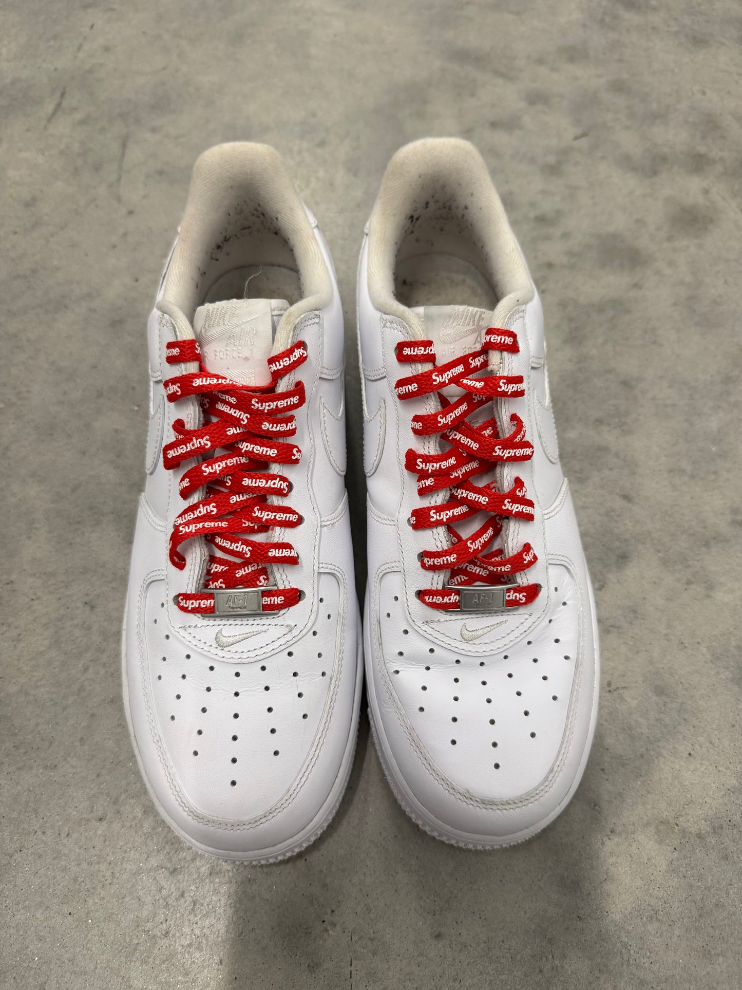 AIR FORCE SUPREME LOW “ Box-Logo White “