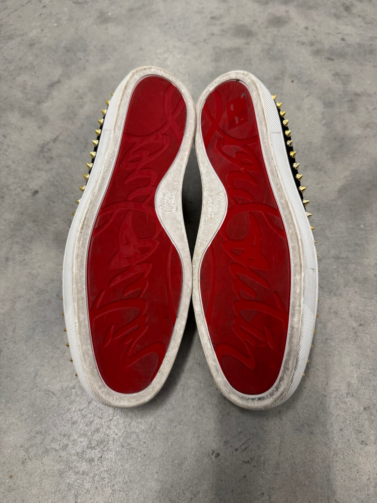 CHRISTIAN LOUBOUTIN ROLLER BOAT “ Black Gold “