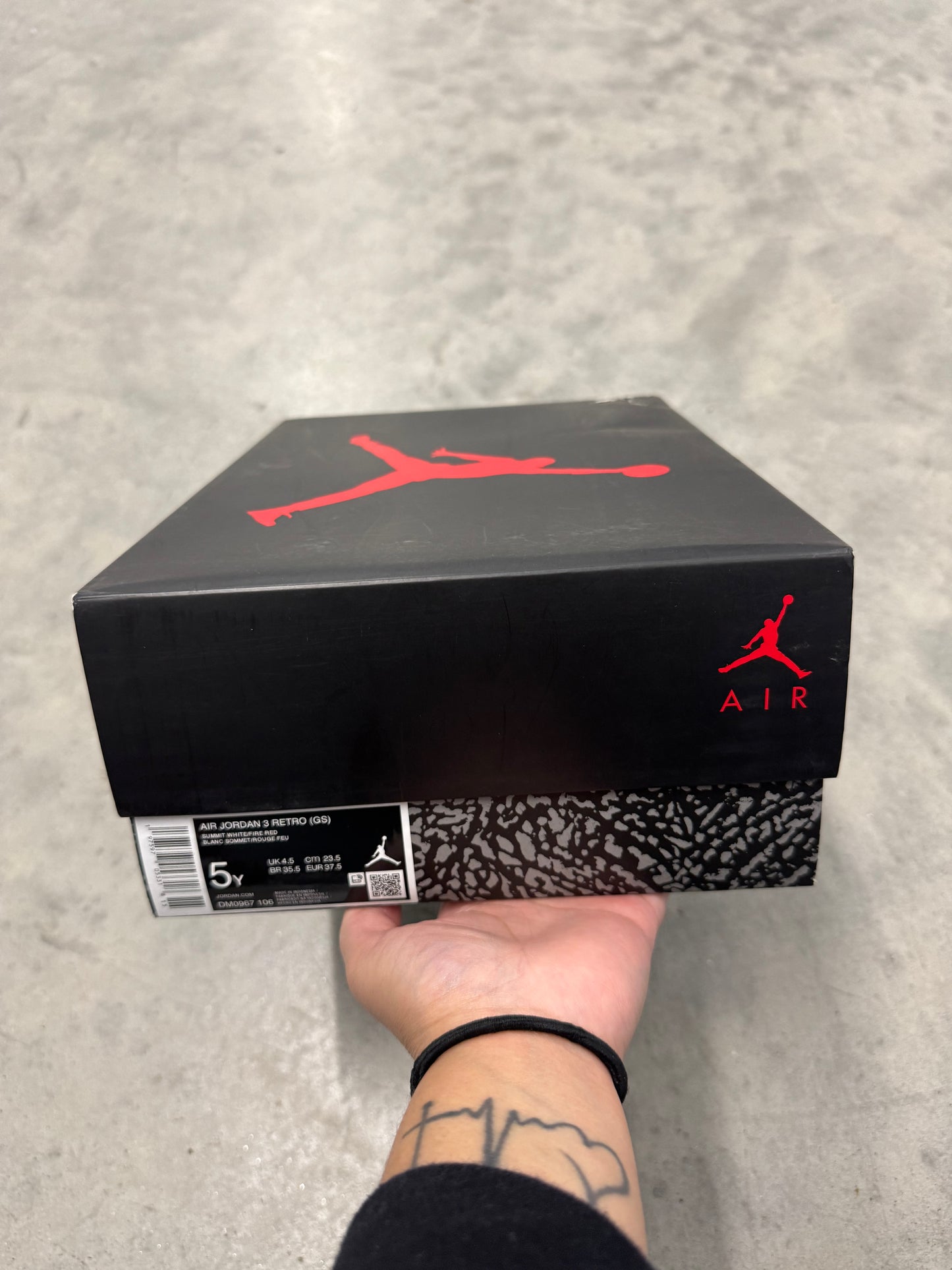 JORDAN 3 “ Cement Grey “