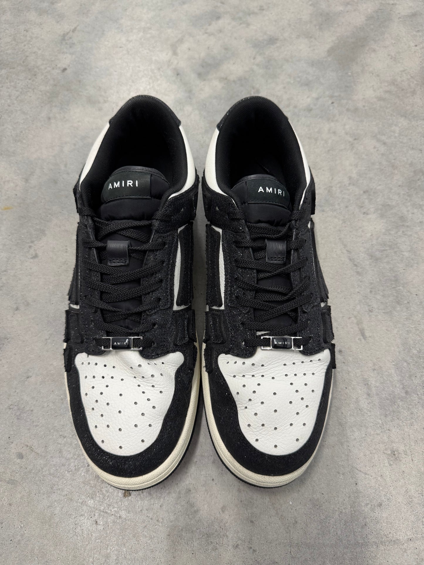 AMIRI SKEL TOP LOW “ Shimmer - Black “