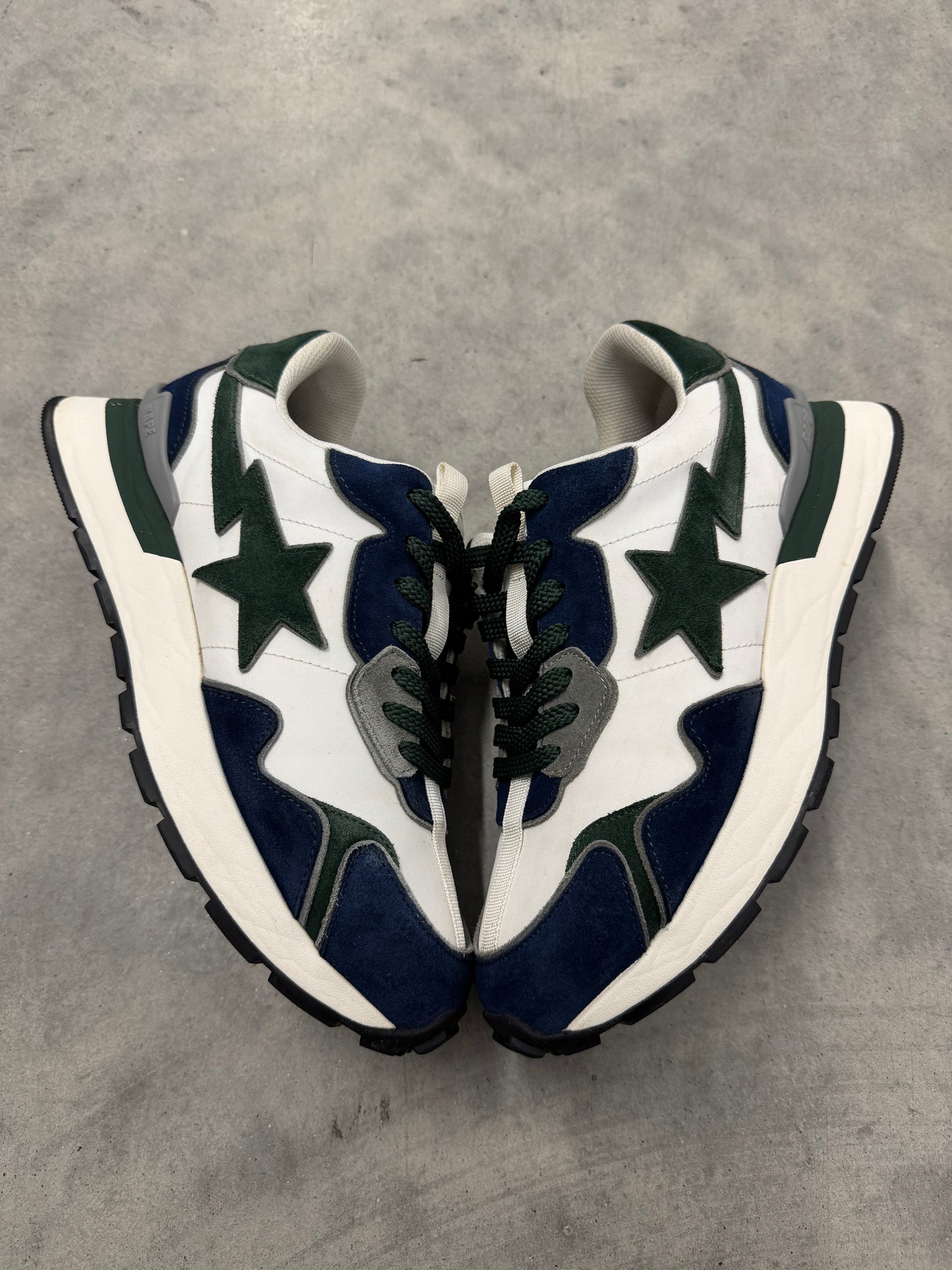 A BATHING APE ROAD STA EXPRESS #2 “ Navy Green “