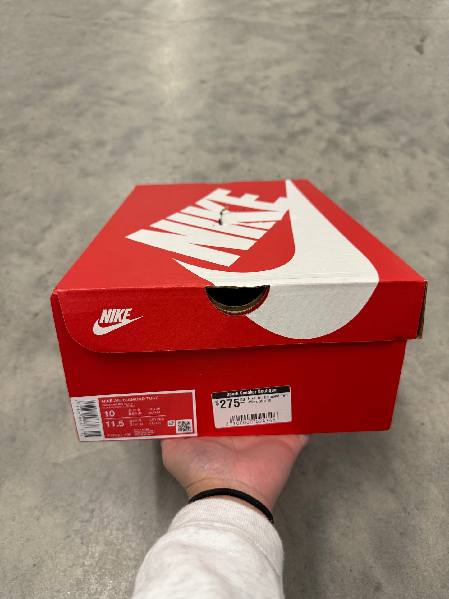 NIKE AIR DIAMOND TURF “ 49ers “