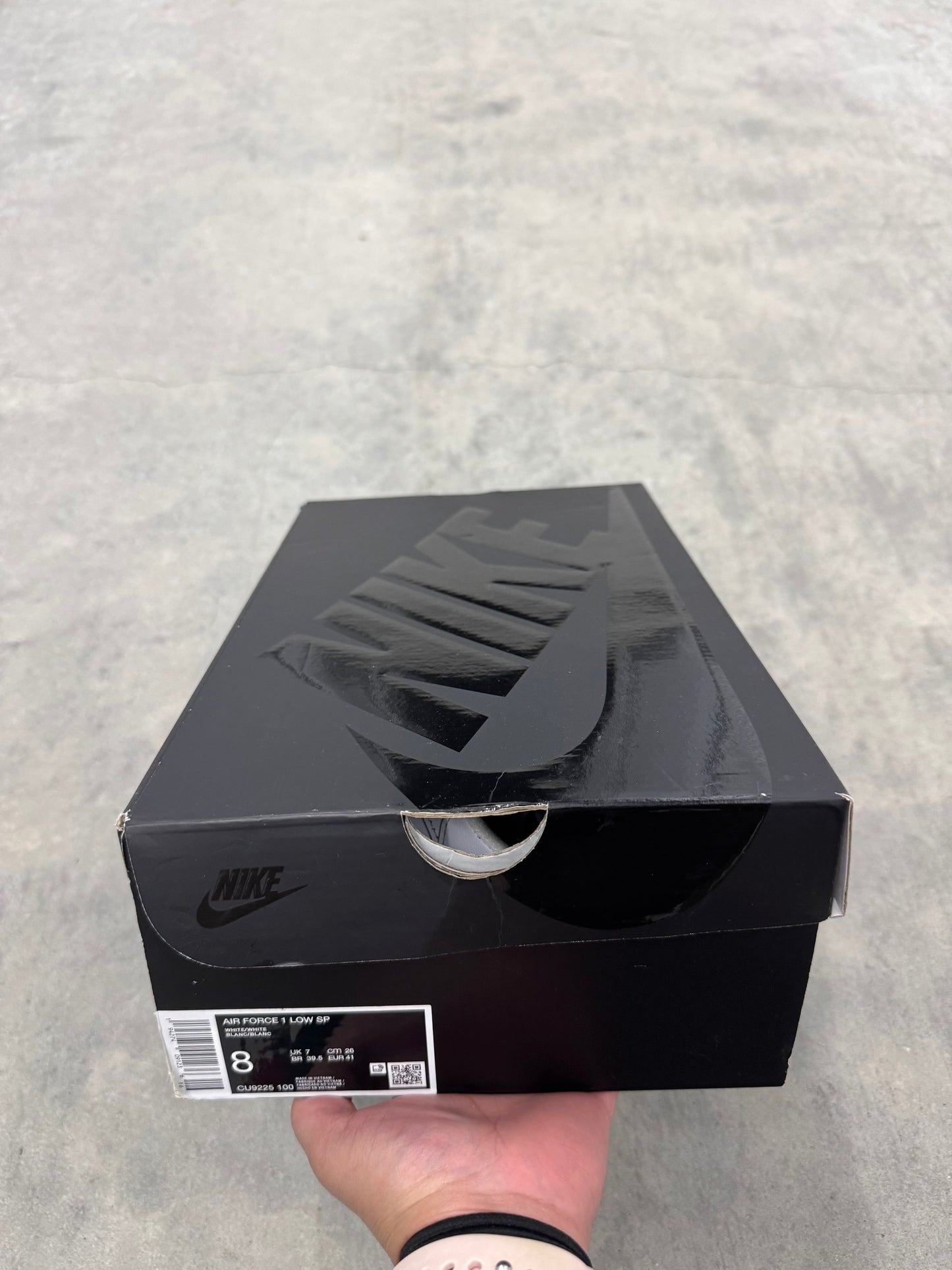 AIR FORCE SUPREME LOW “ Box-Logo White “