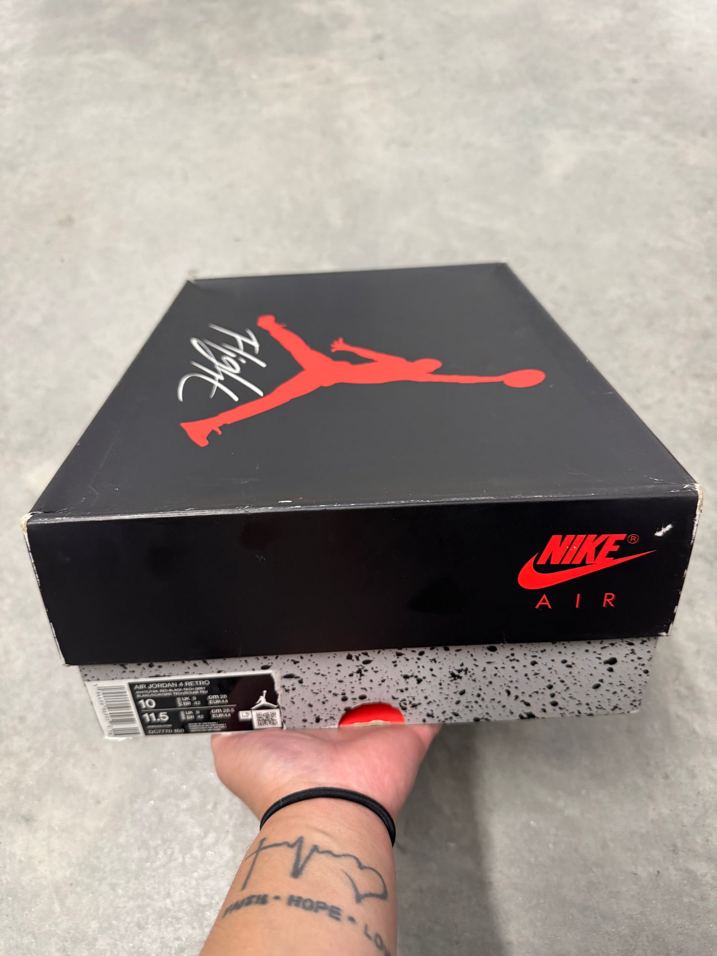 JORDAN 4 “ Fire Red “