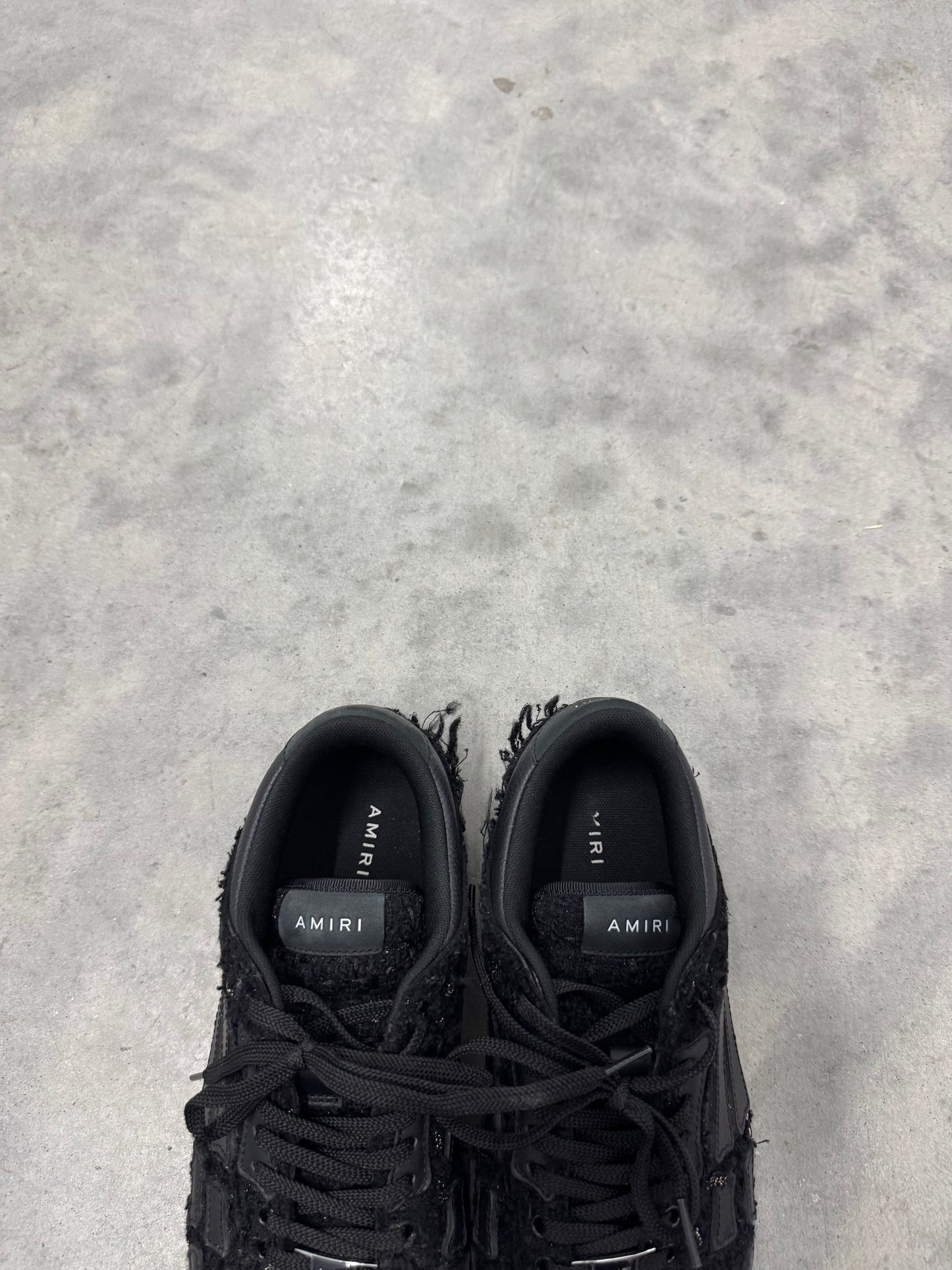 AMIRI SKEL TOP LOW “ Black “