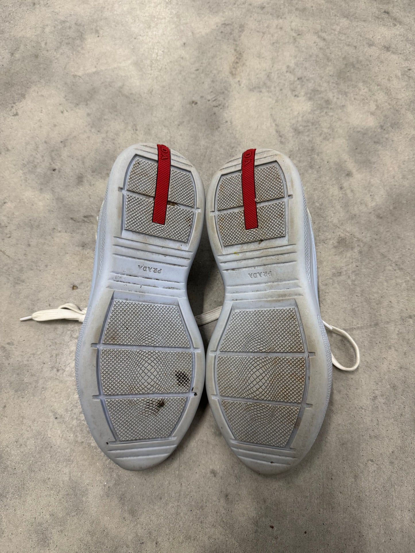PRADA AMERICA’S CUP SOFT RUBBER SNEAKERS “ Light Blue “
