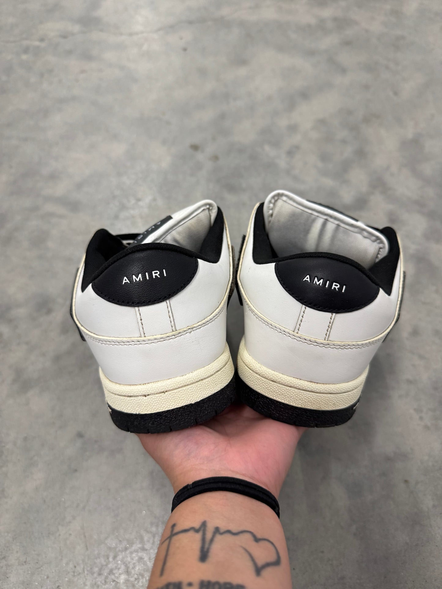 AMIRI SKEL TOP LOW “ Chunky - White Black “