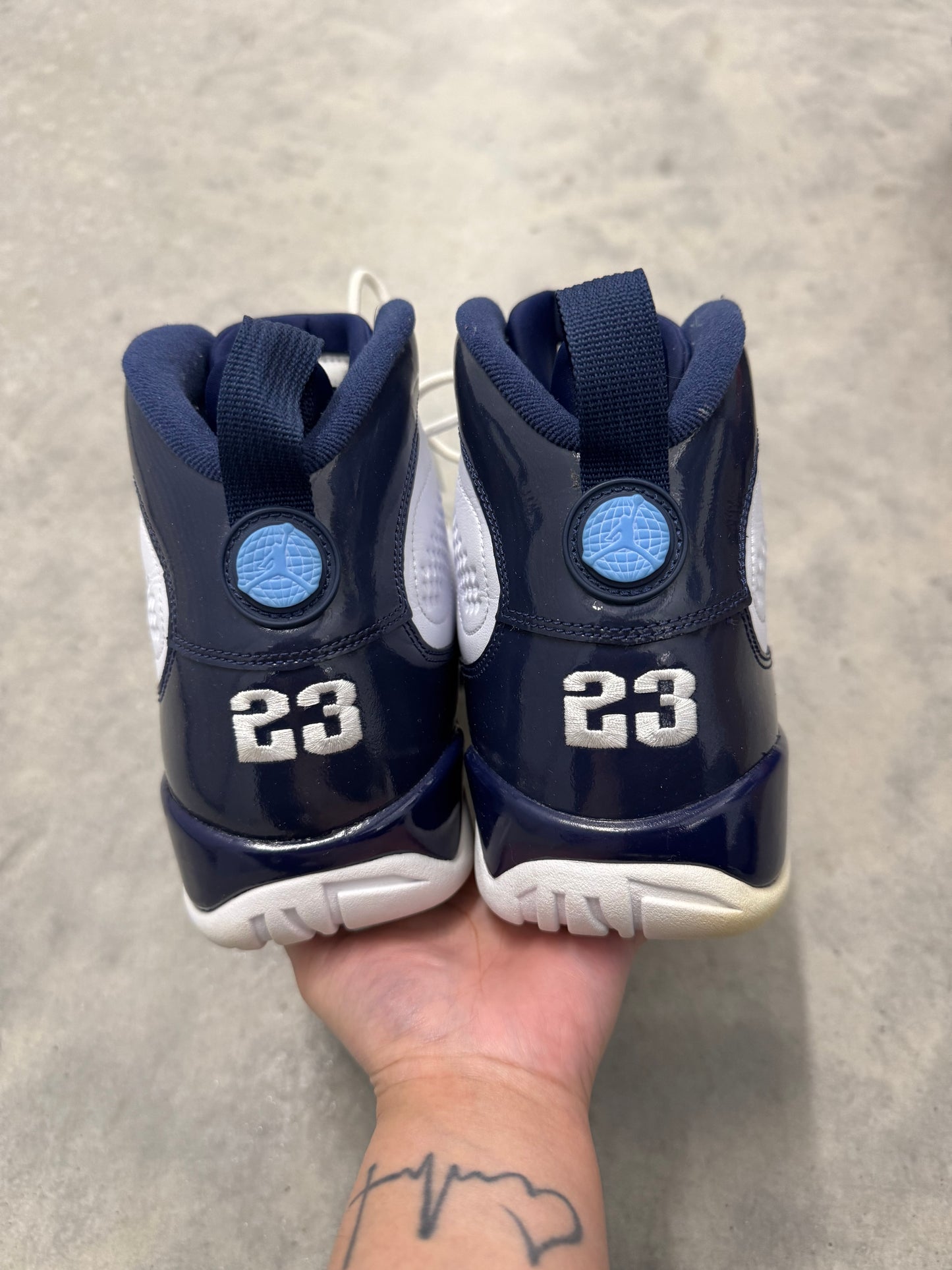 JORDAN 9 “ University Blue “
