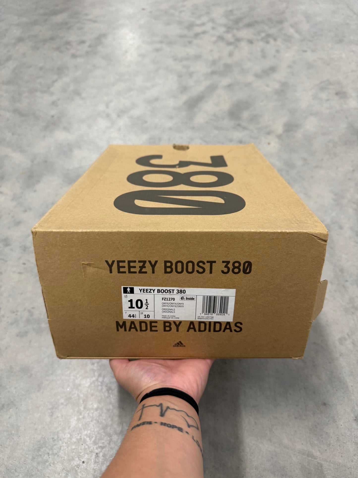 YEEZY BOOST 380 “ Onyx “