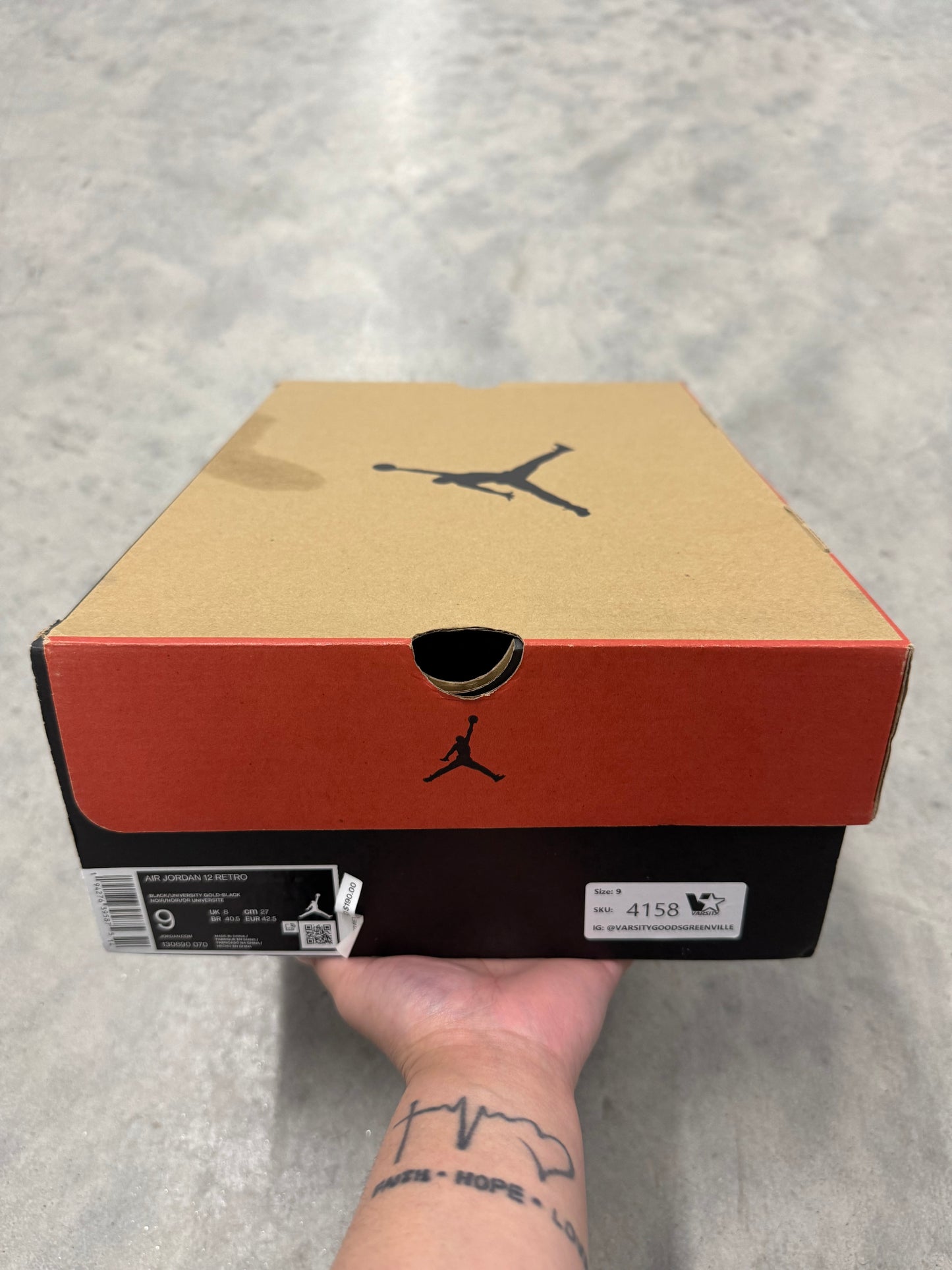 JORDAN 12 “ University Gold “