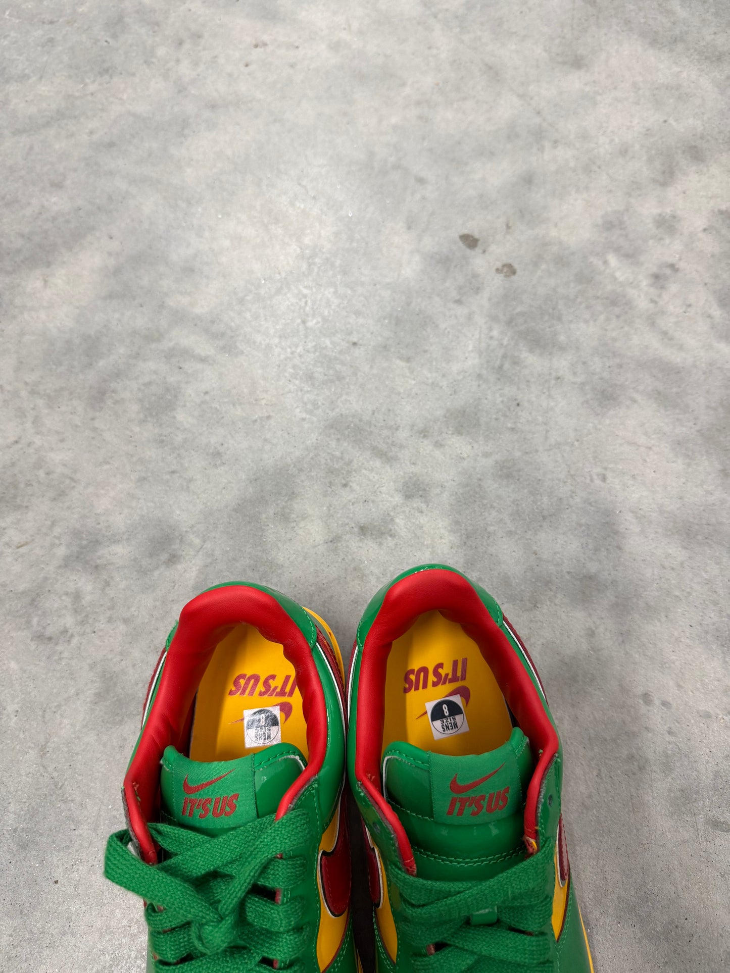 LIL YACHTY NIKE AIR FORCE 1 LOW “ Concrete Boys - Lucky Green “