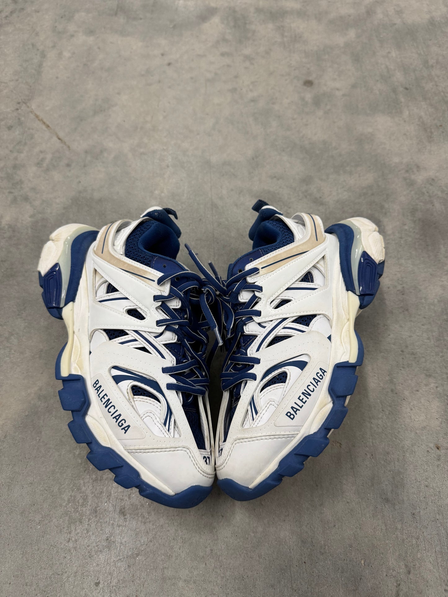 BALENCIAGA TRACK SNEAKER “ White Blue “