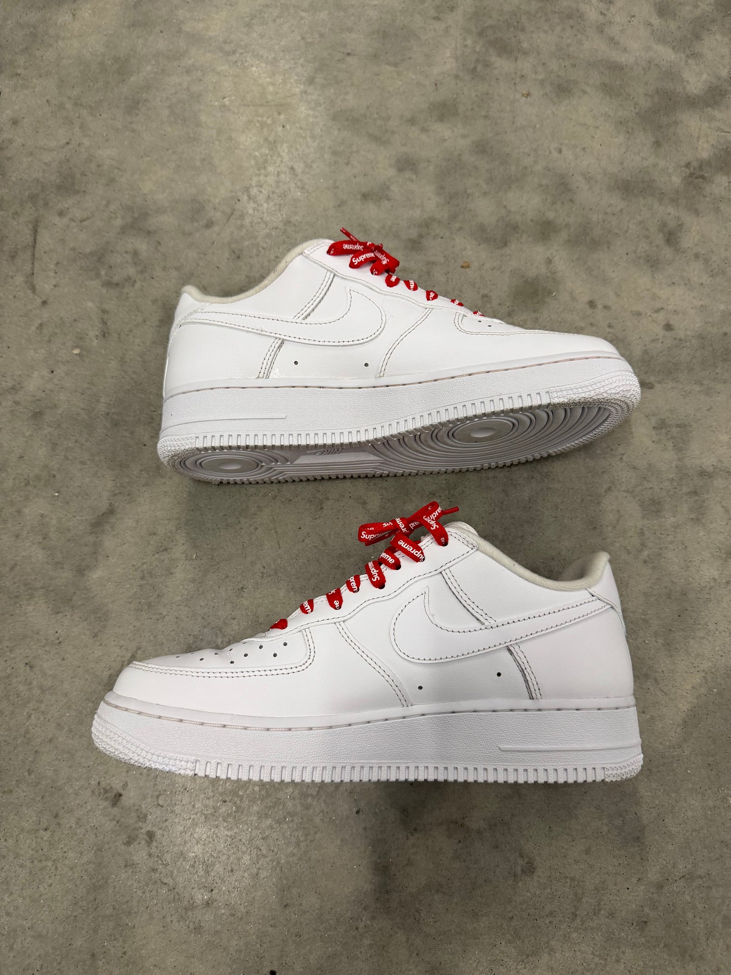 AIR FORCE SUPREME LOW “ Box-Logo White “