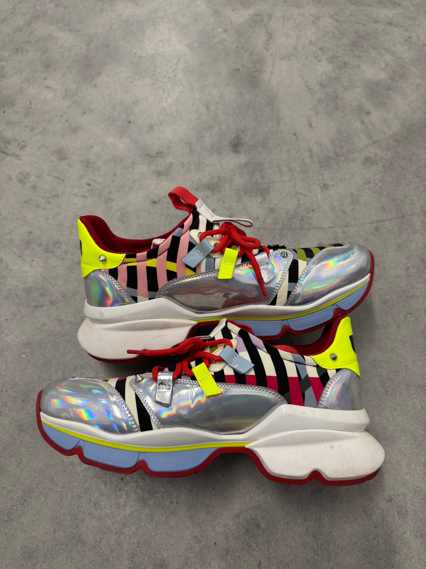 CHRISTIAN LOUBOUTIN RED RUNNER “ Version Multi “