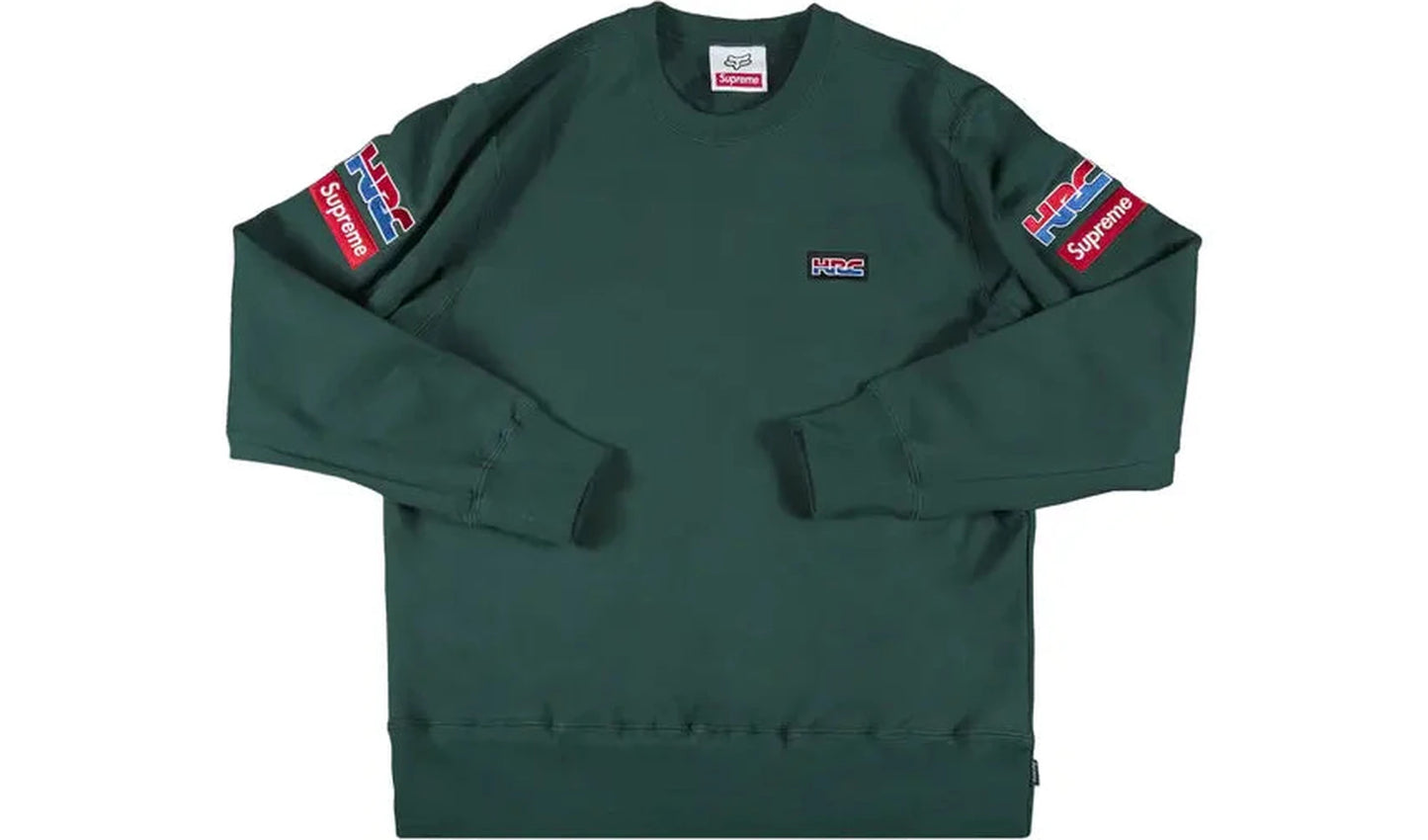 Supreme x Honda Fox Racing Crewneck 'Green' Brand new