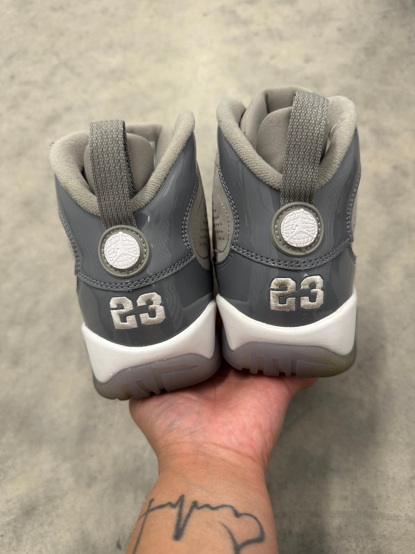 JORDAN 9 “ Cool Grey “