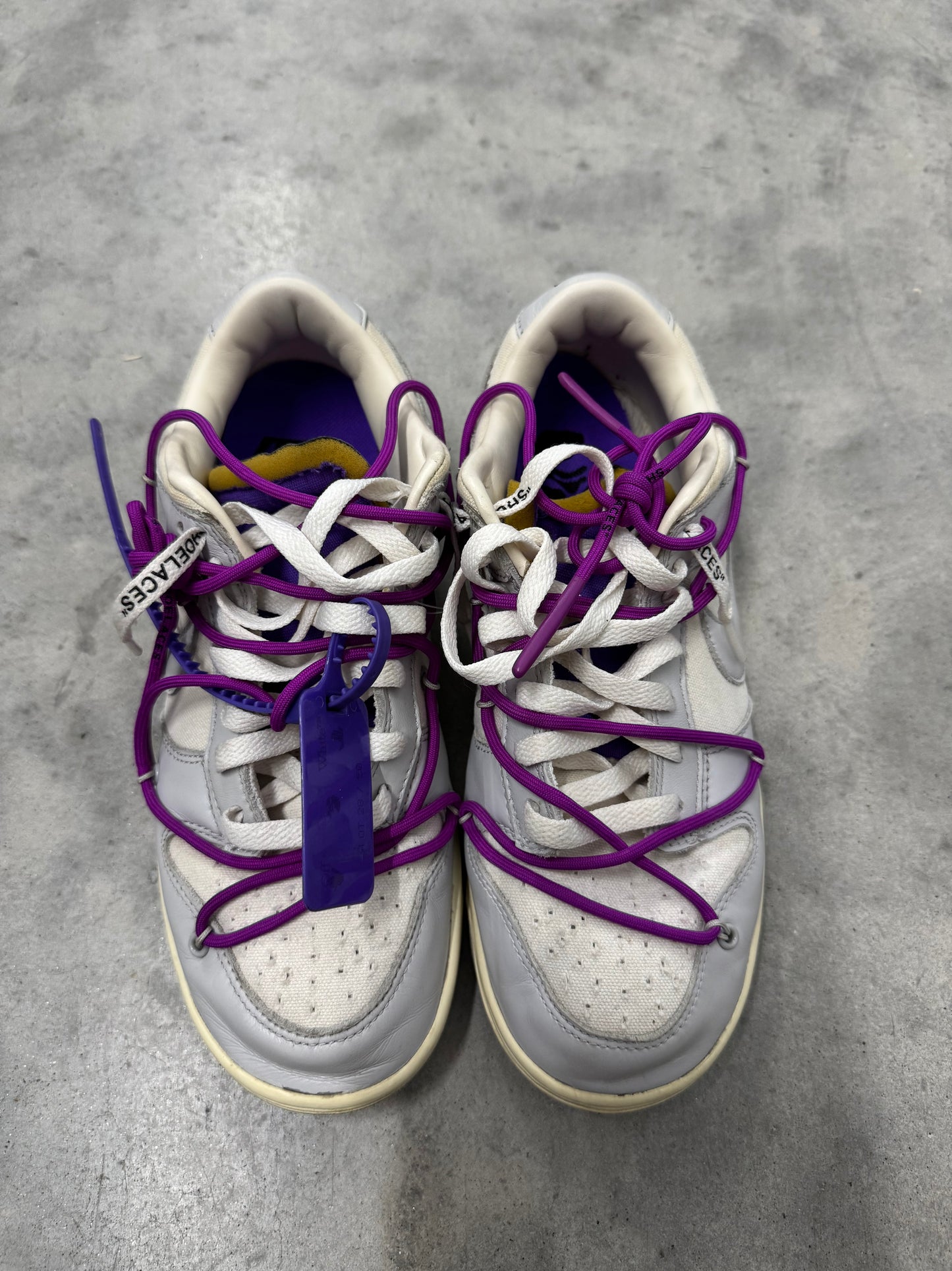 OFF-WHITE NIKE DUNK LOW “ Lot 28 of 50 “
