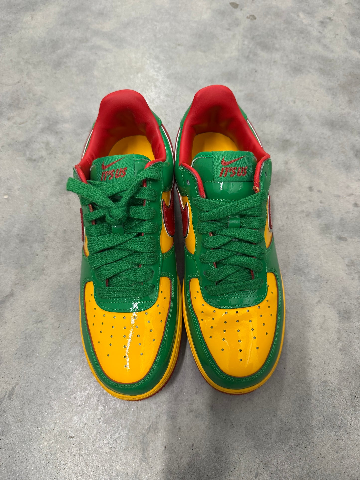 LIL YACHTY NIKE AIR FORCE 1 LOW “ Concrete Boys - Lucky Green “
