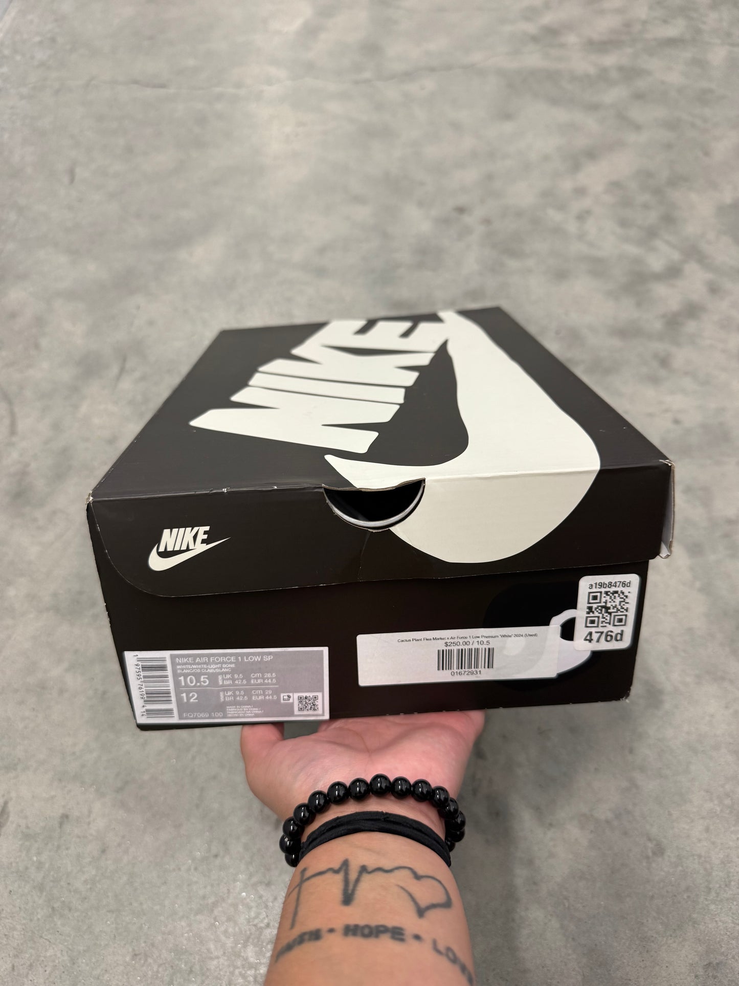 CACTUS PLANT FLEA MARKET AIR FORCE 1 LOW “ White “