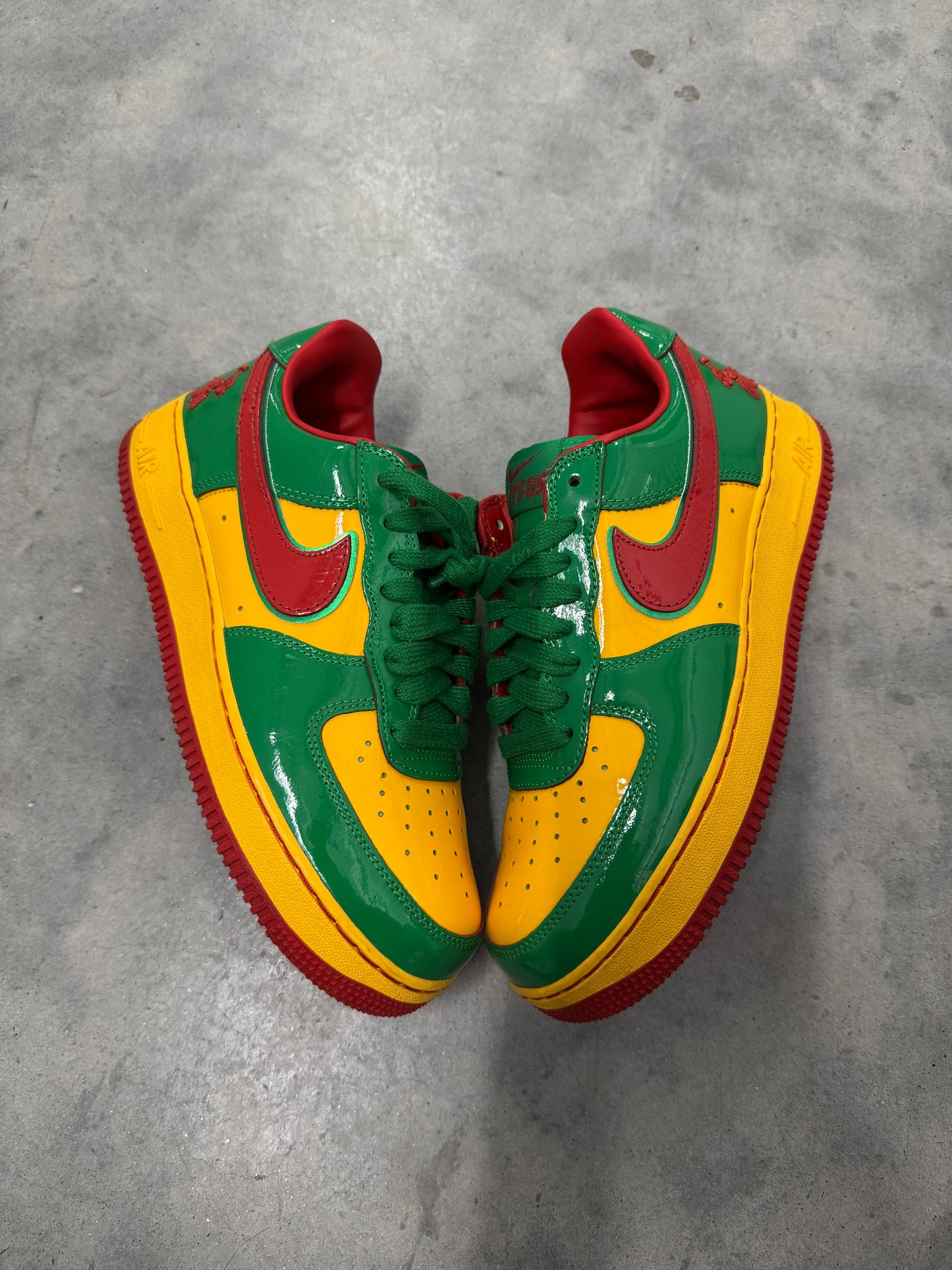 LIL YACHTY NIKE AIR FORCE 1 LOW “ Concrete Boys - Lucky Green “