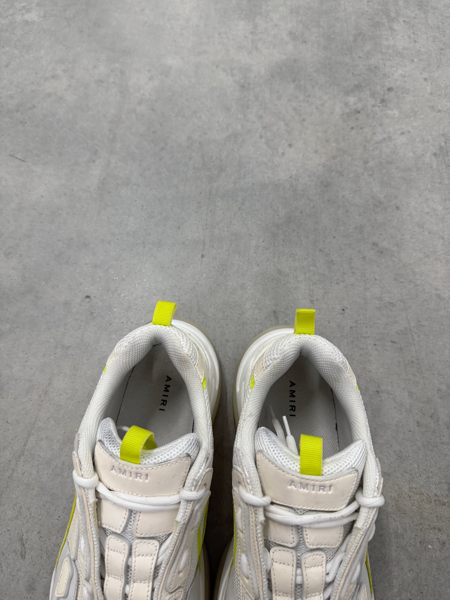 AMIRI BONE RUNNER “ White Neon Yellow “