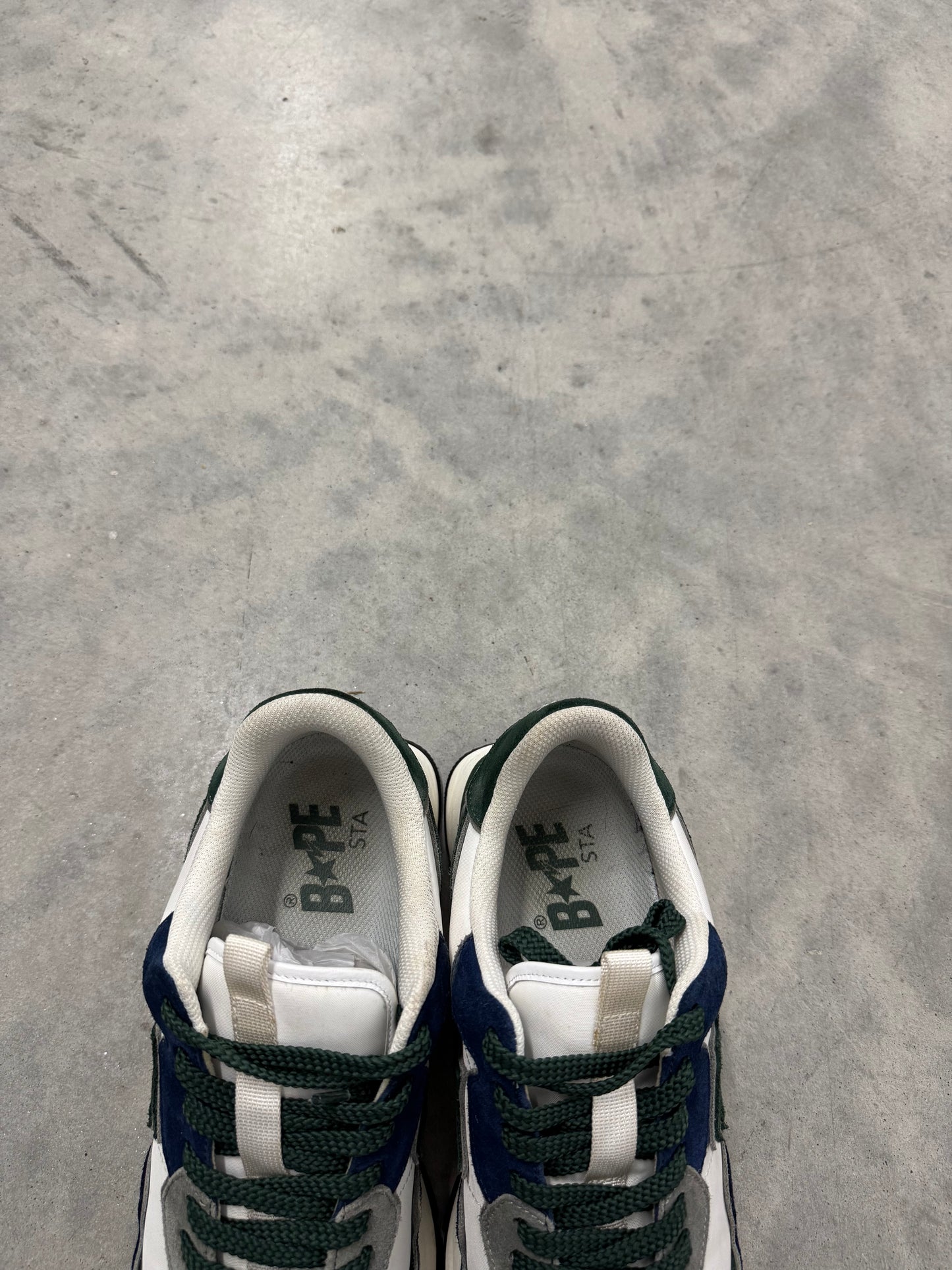 A BATHING APE ROAD STA EXPRESS #2 “ Navy Green “