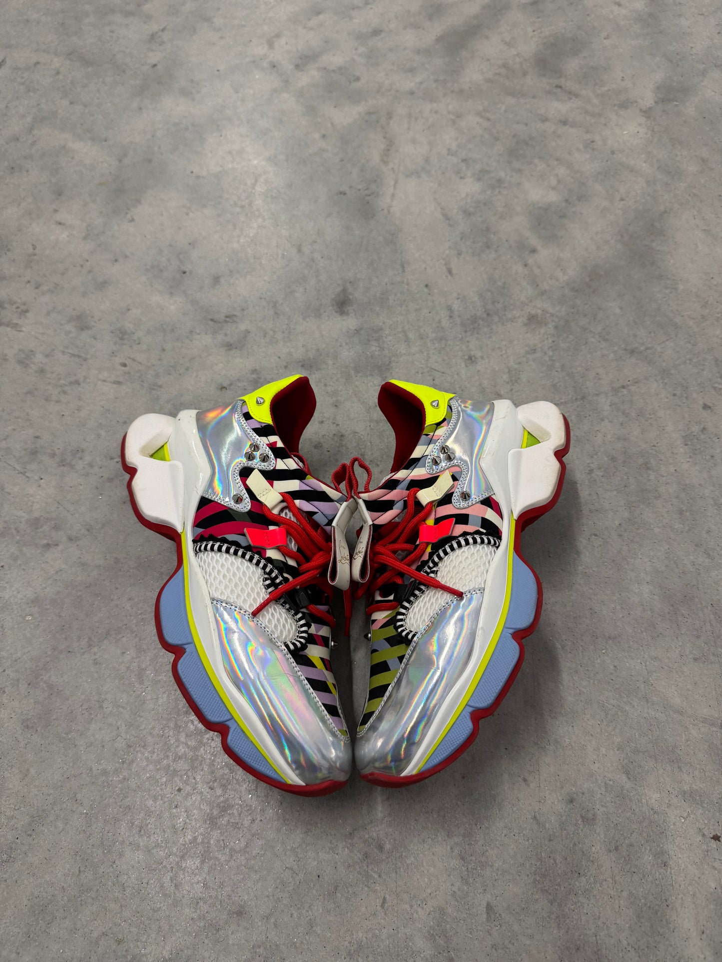 CHRISTIAN LOUBOUTIN RED RUNNER “ Version Multi “