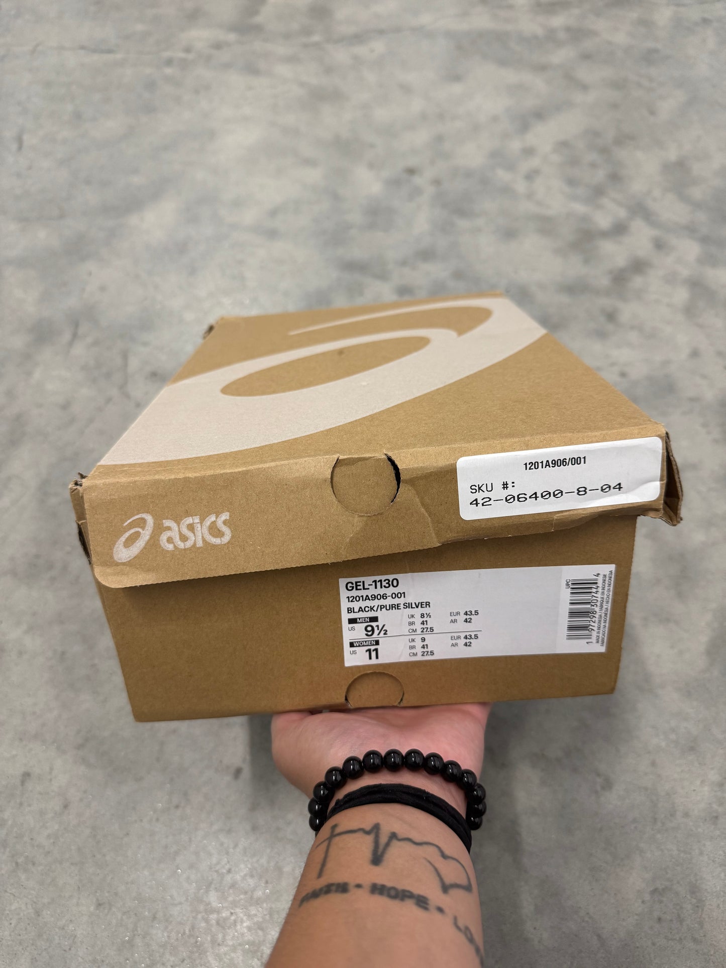 ASICS GEL-1130 “ Black Pure Silver “