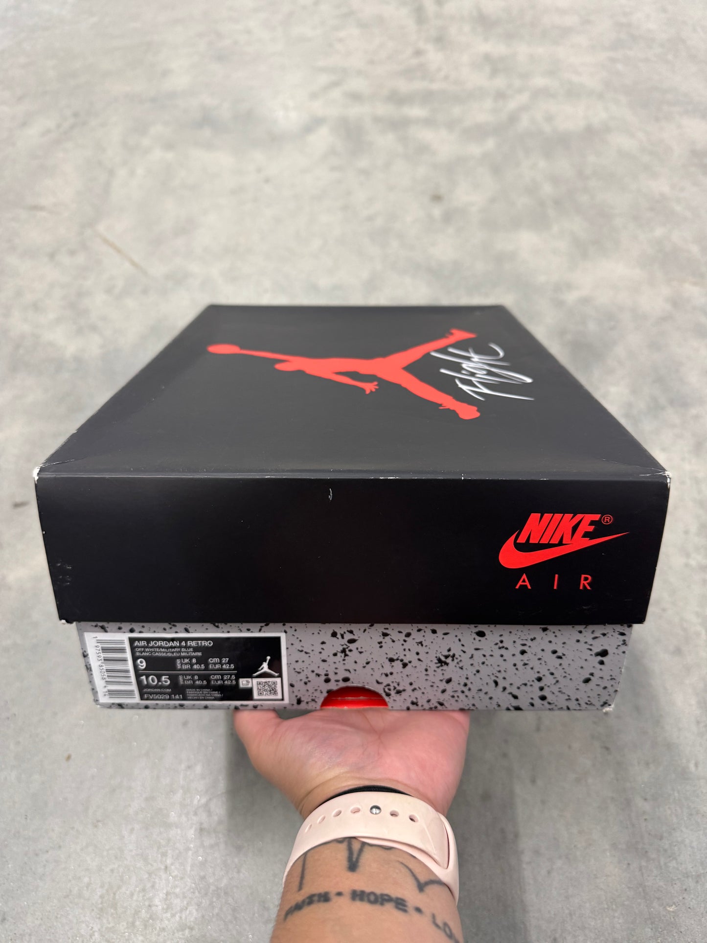 JORDAN 4 “ Military Blue “