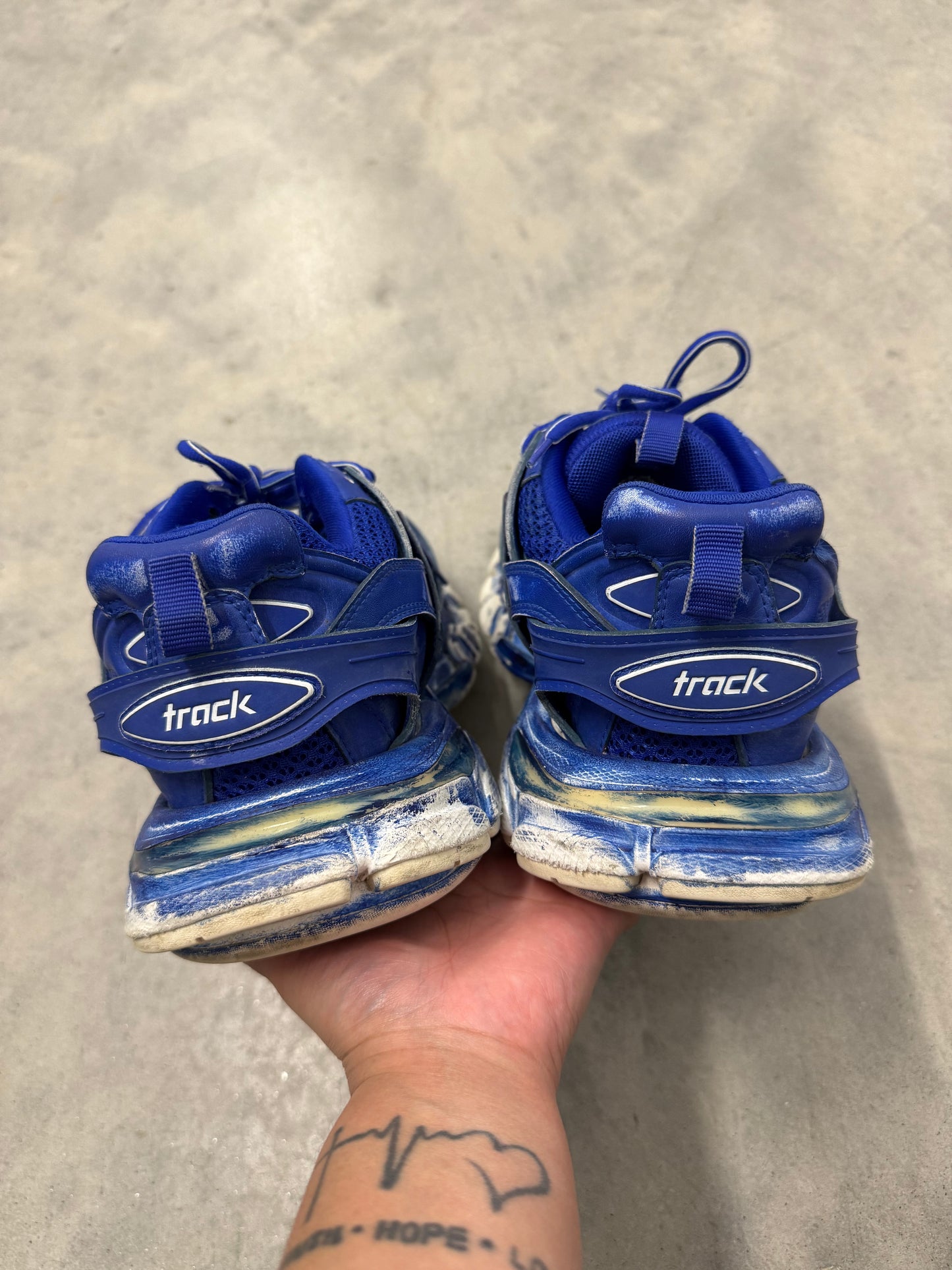 BALENCIAGA TRACK SNEAKER “ Faded Blue “