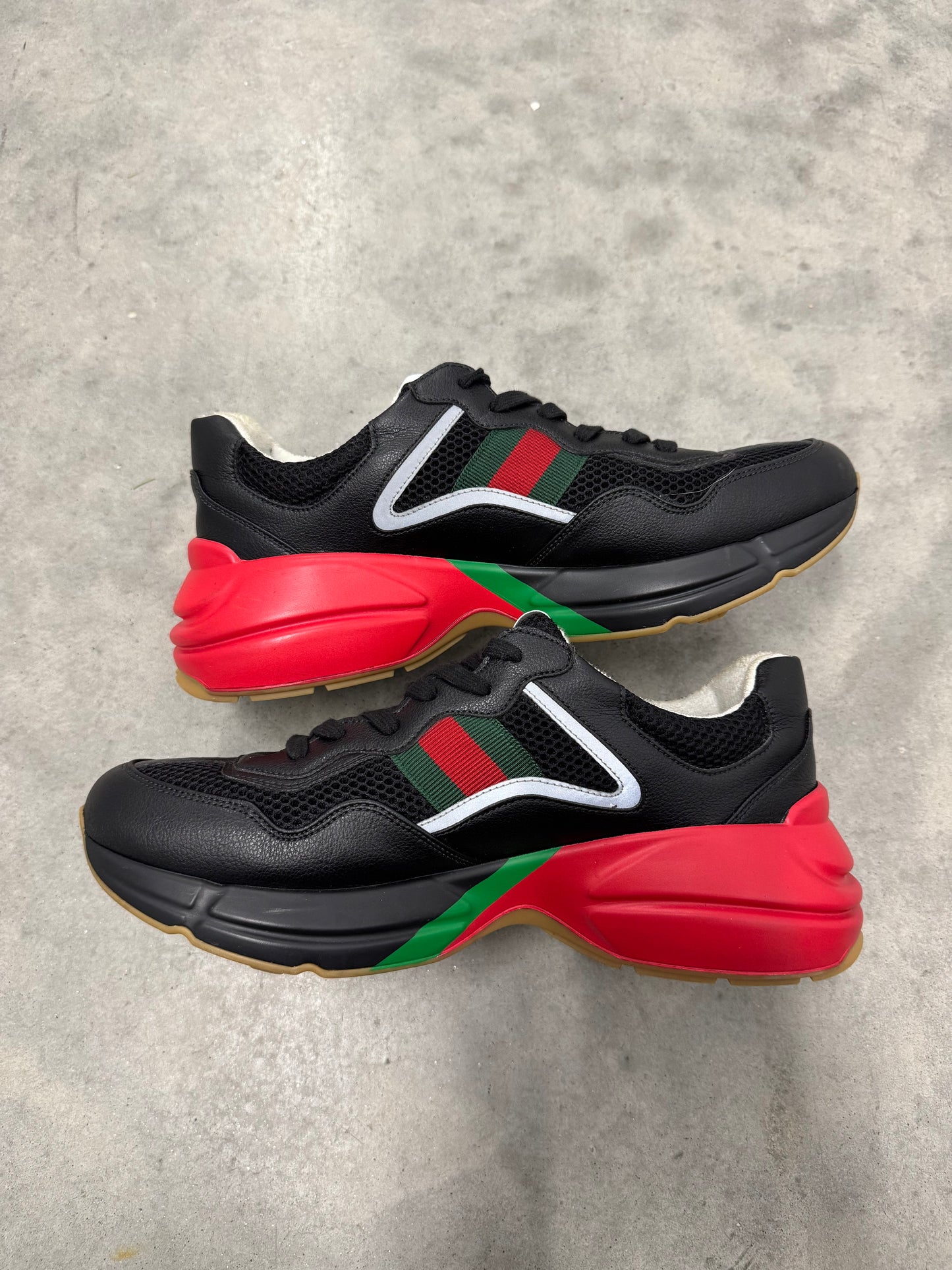 GUCCI RHYTON “ Black Red Green Reflective “
