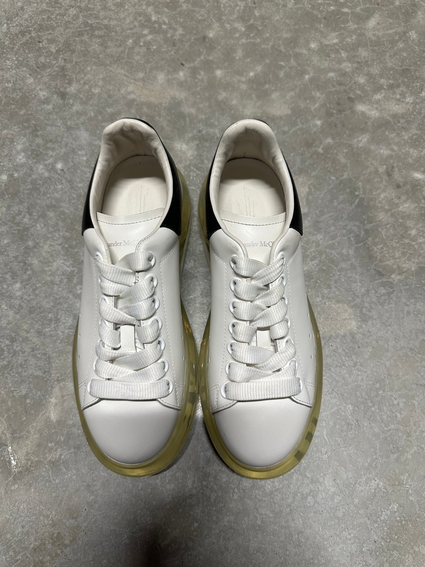 ALEXANDER MCQUEEN OVERSIZED SNEAKERS “ CLEAR SOLE “