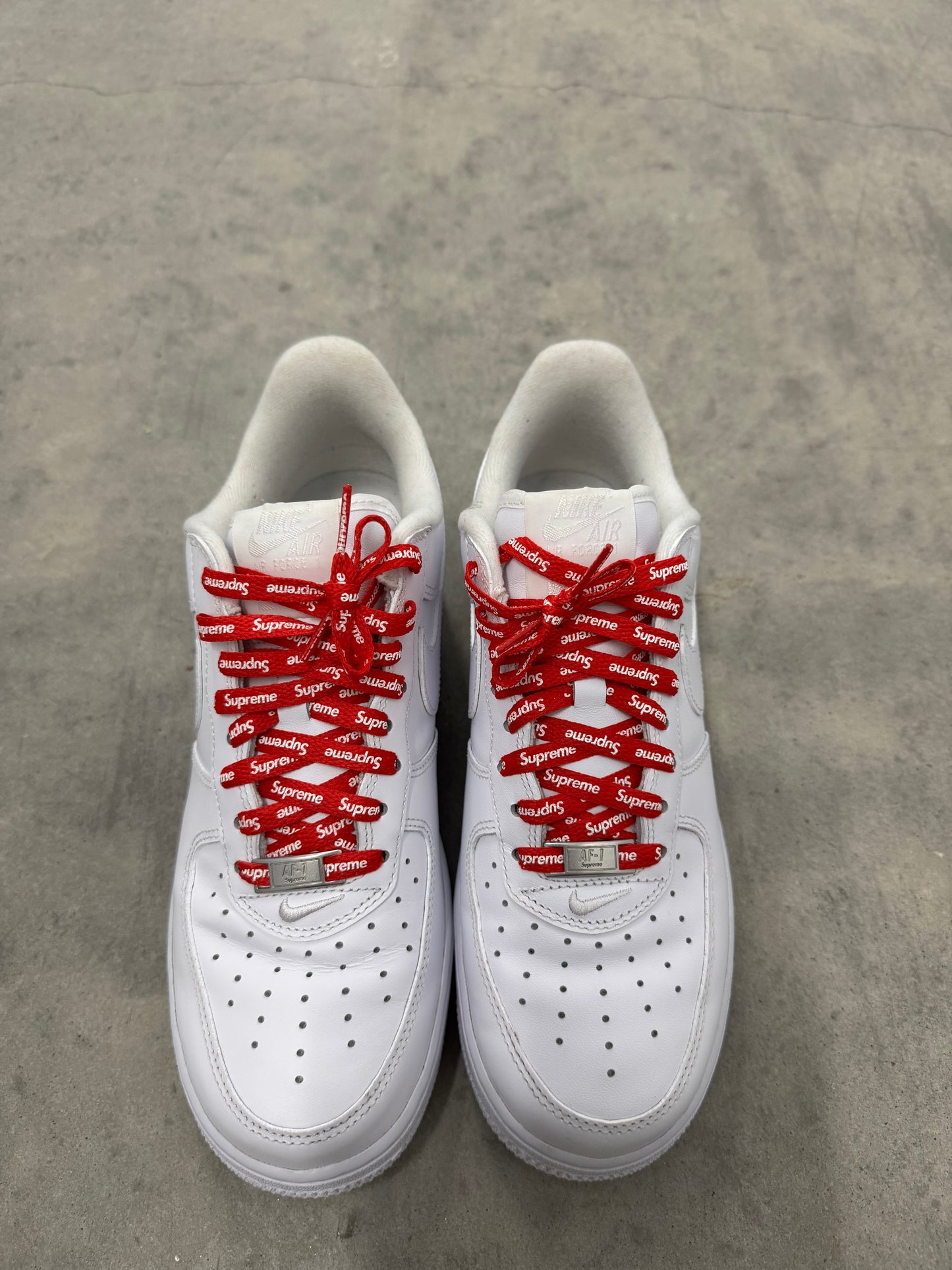 AIR FORCE SUPREME LOW “ Box-Logo White “