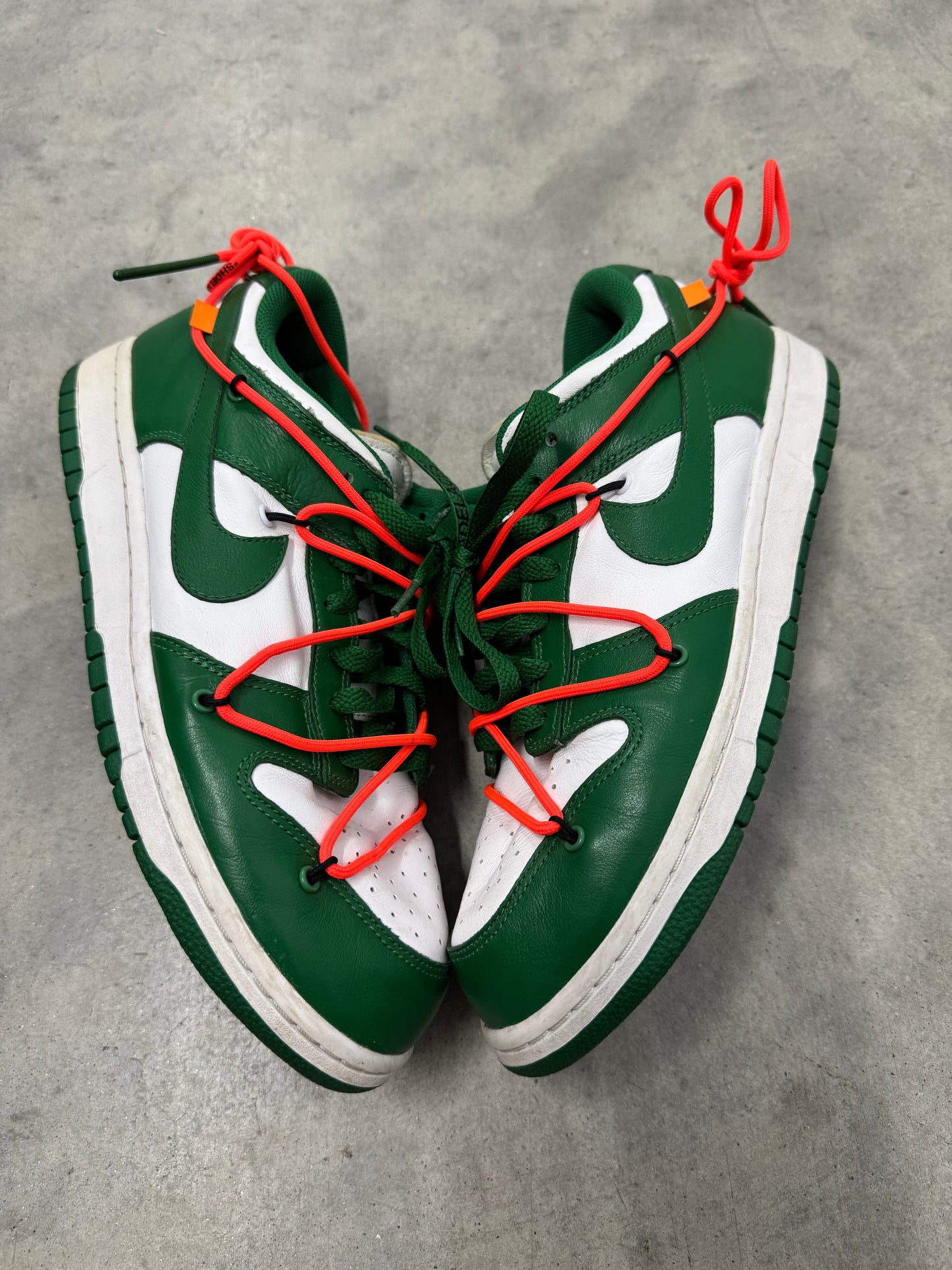 OFF-WHITE NIKE DUNK LOW “ Pine Green “