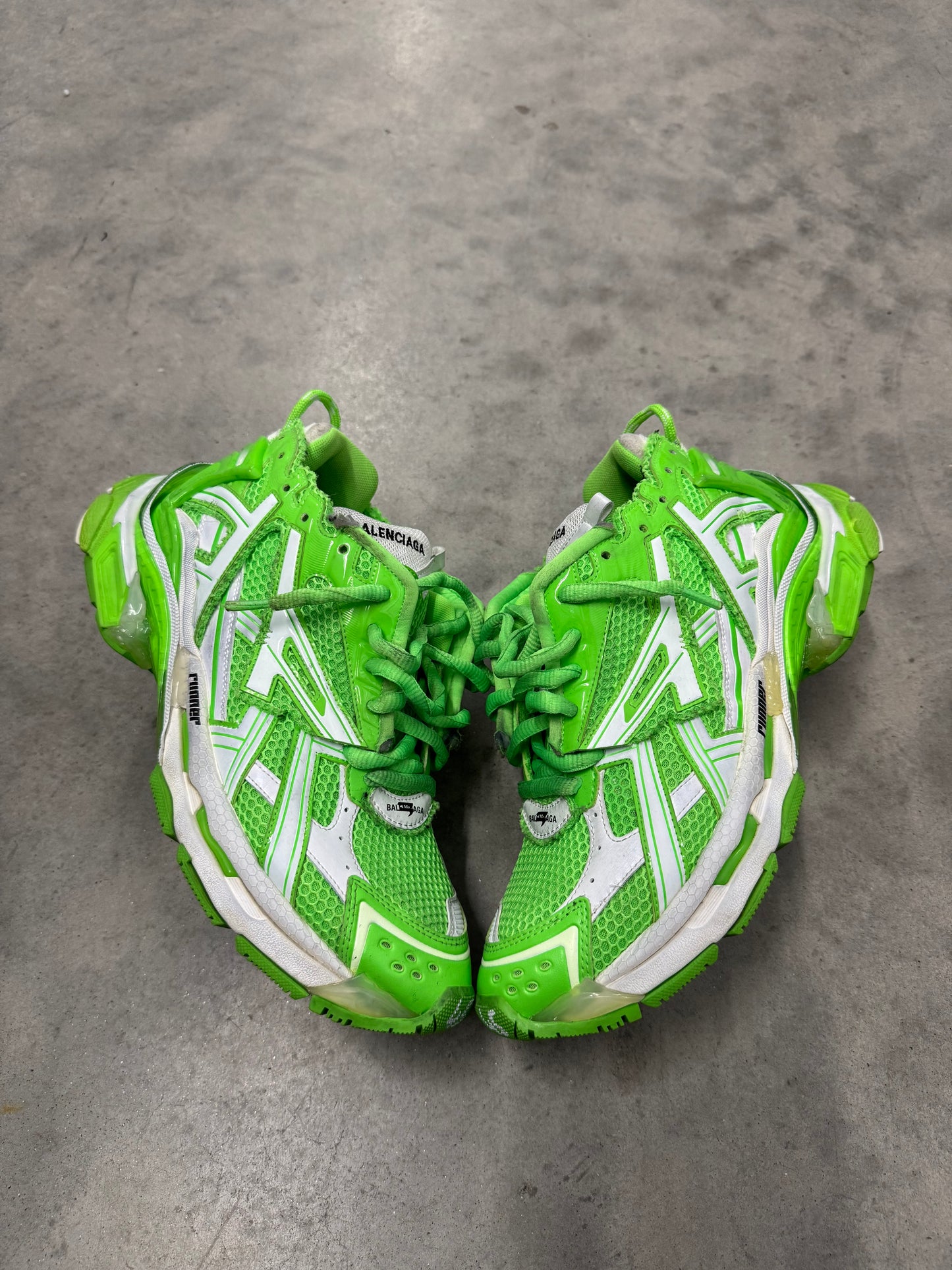 BALENCIAGA RUNNER SNEAKERS “ Fluo Green “