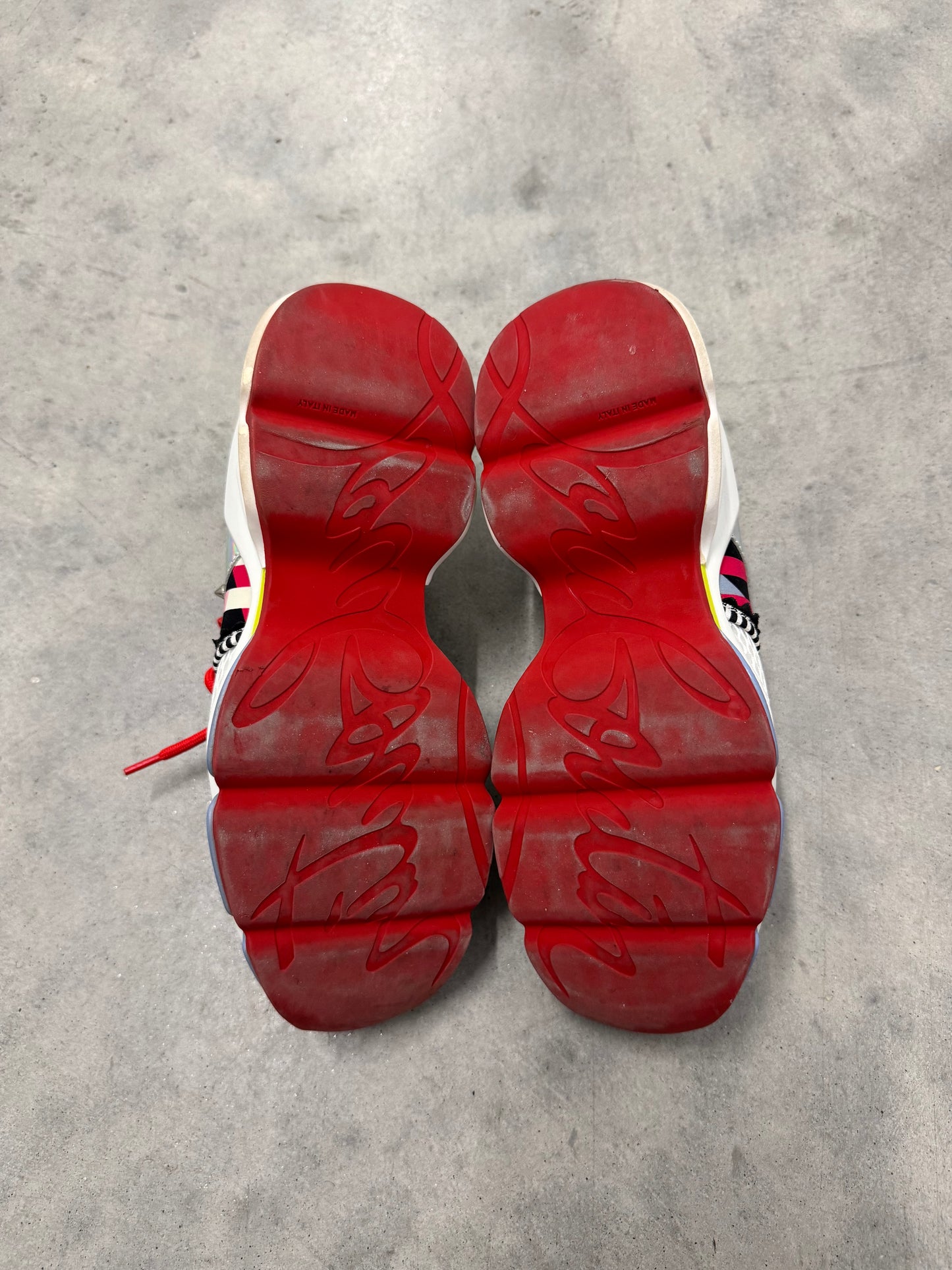 CHRISTIAN LOUBOUTIN RED RUNNER “ Version Multi “