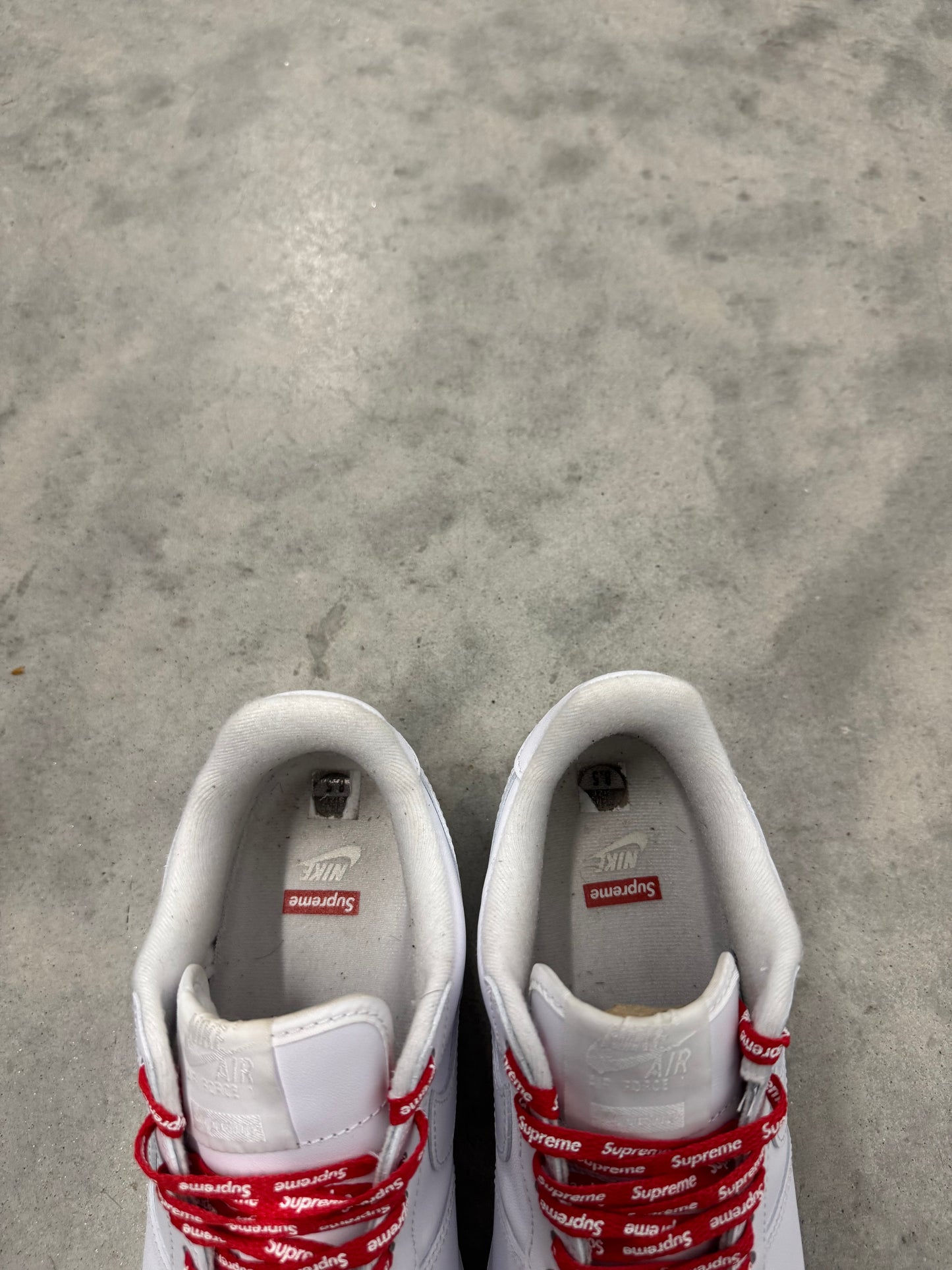 AIR FORCE SUPREME LOW “ Box-Logo White “